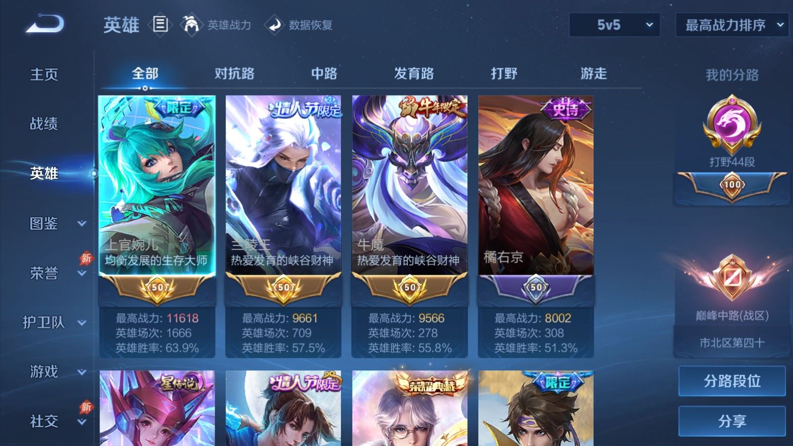 WZCMW4318889王者荣耀账号详情图2