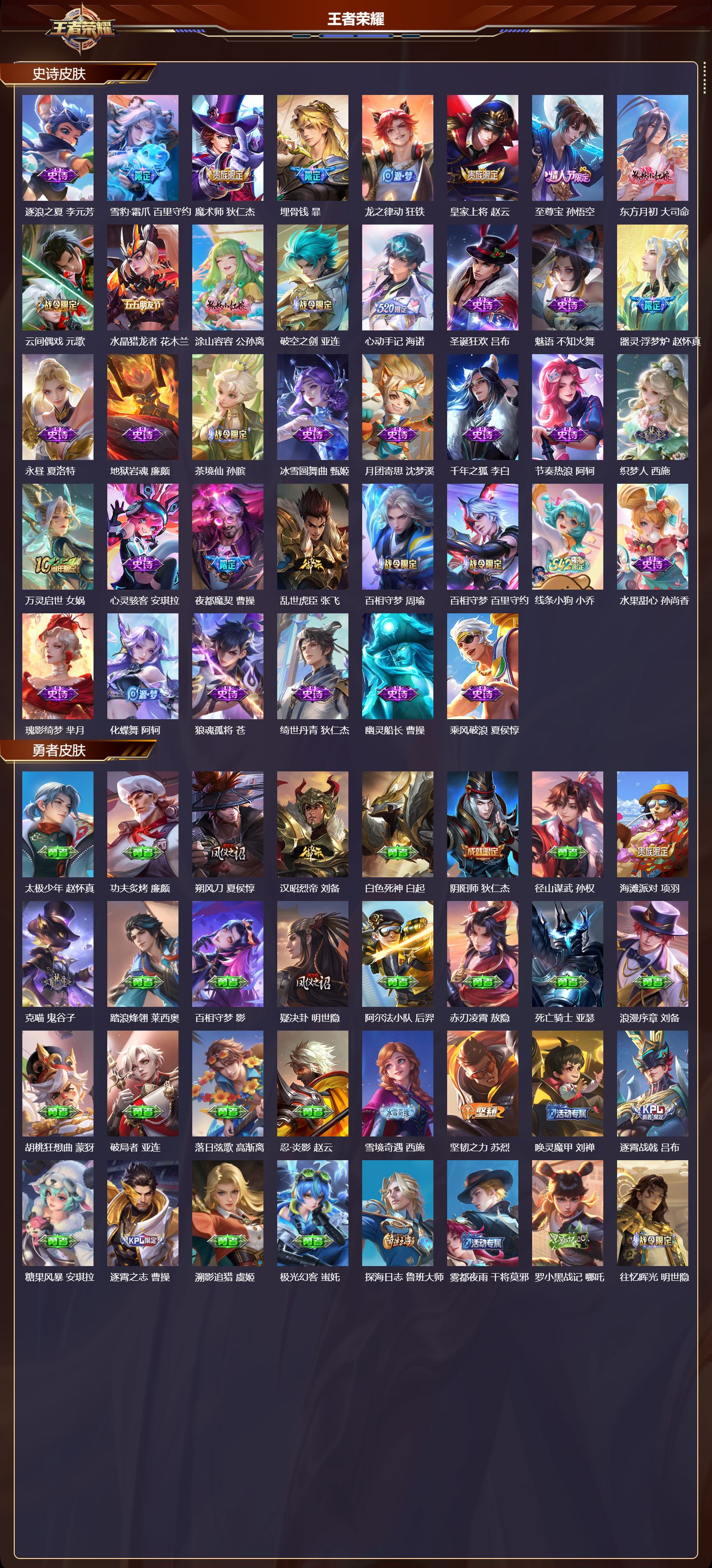 WZMK4293109王者荣耀账号详情图2 WZMK4293109王者荣耀账号详情图2