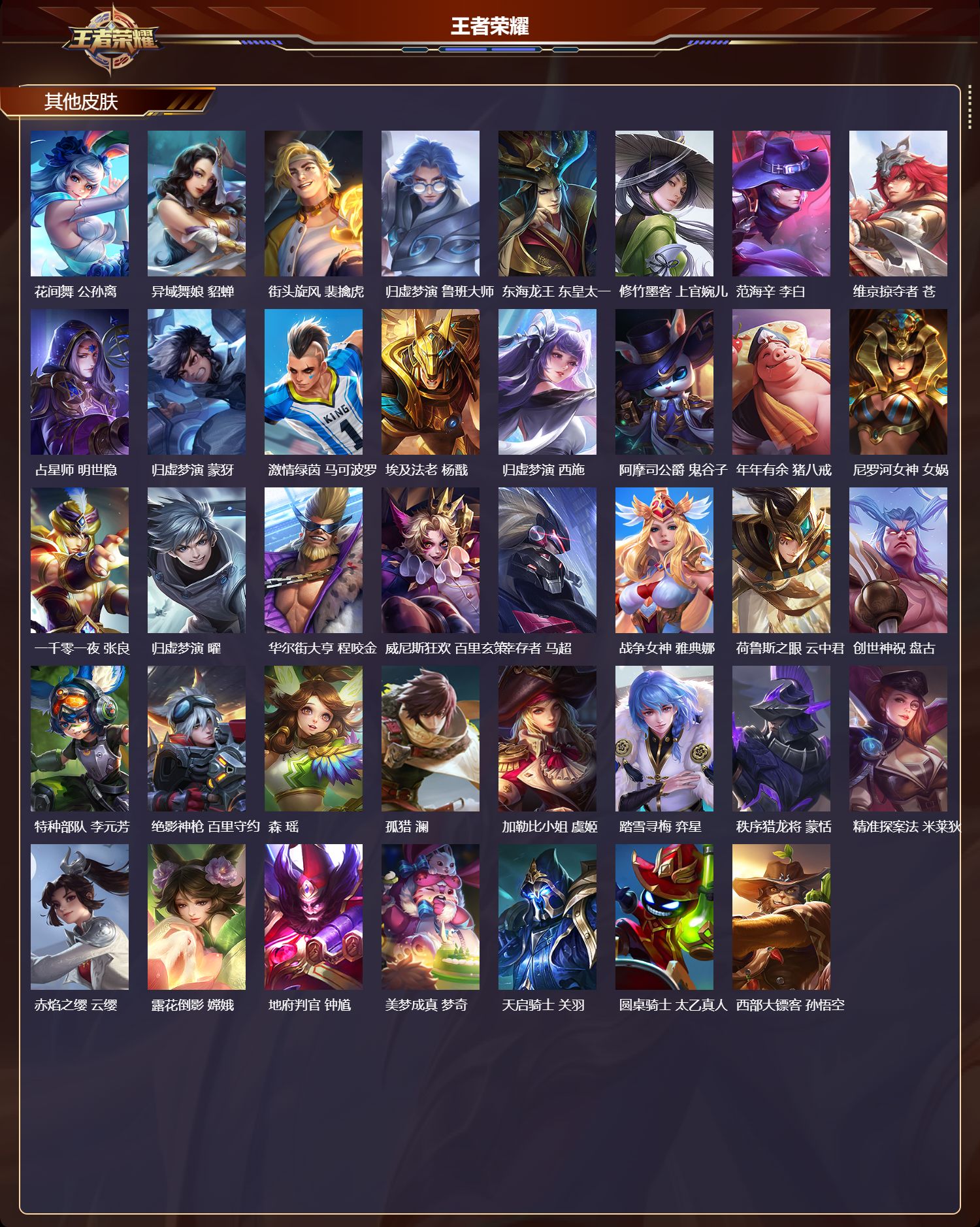 WZMK4293113王者荣耀账号详情图4