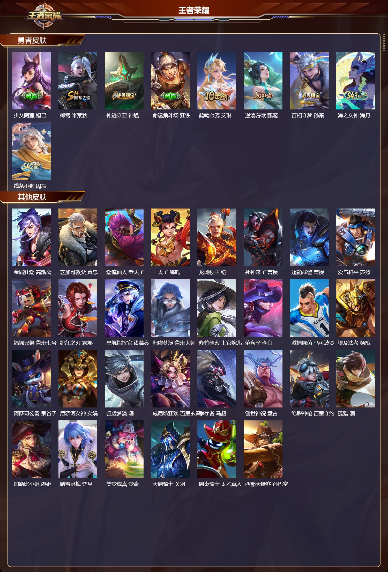 WZMK4293721王者荣耀账号详情图2