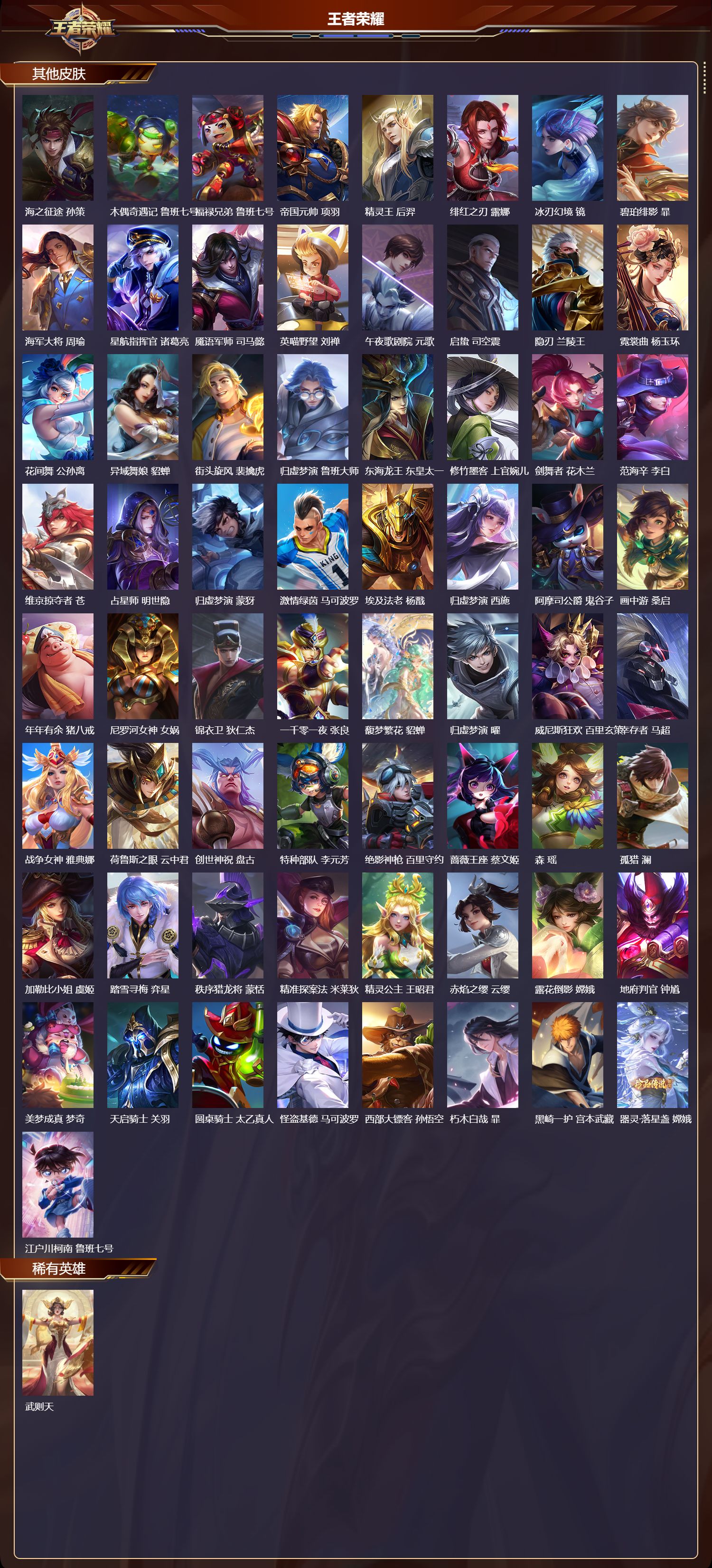 WZMK4292555王者荣耀账号详情图8