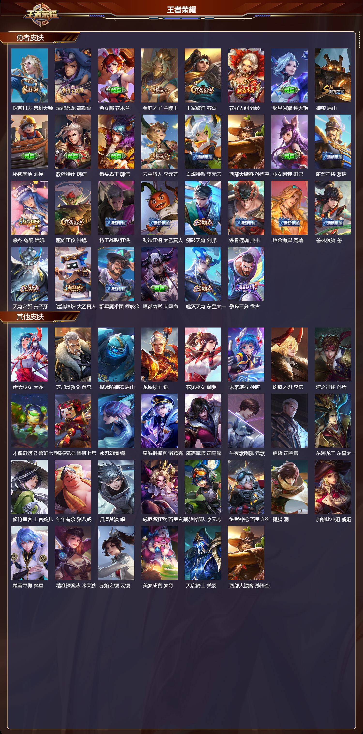 WZMK4292570王者荣耀账号详情图2 WZMK4292570王者荣耀账号详情图2