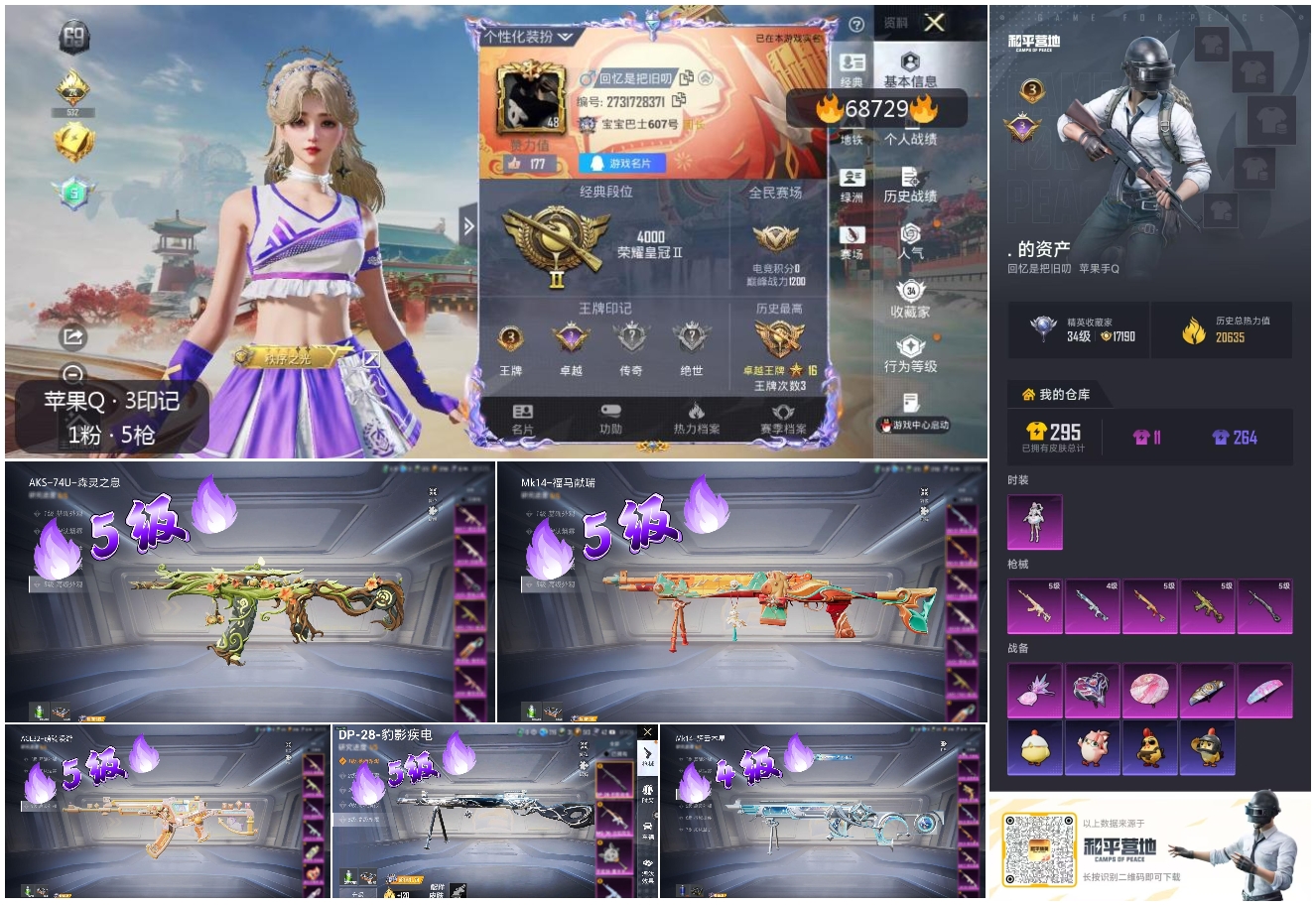 HPCMW4178384和平精英账号详情图3