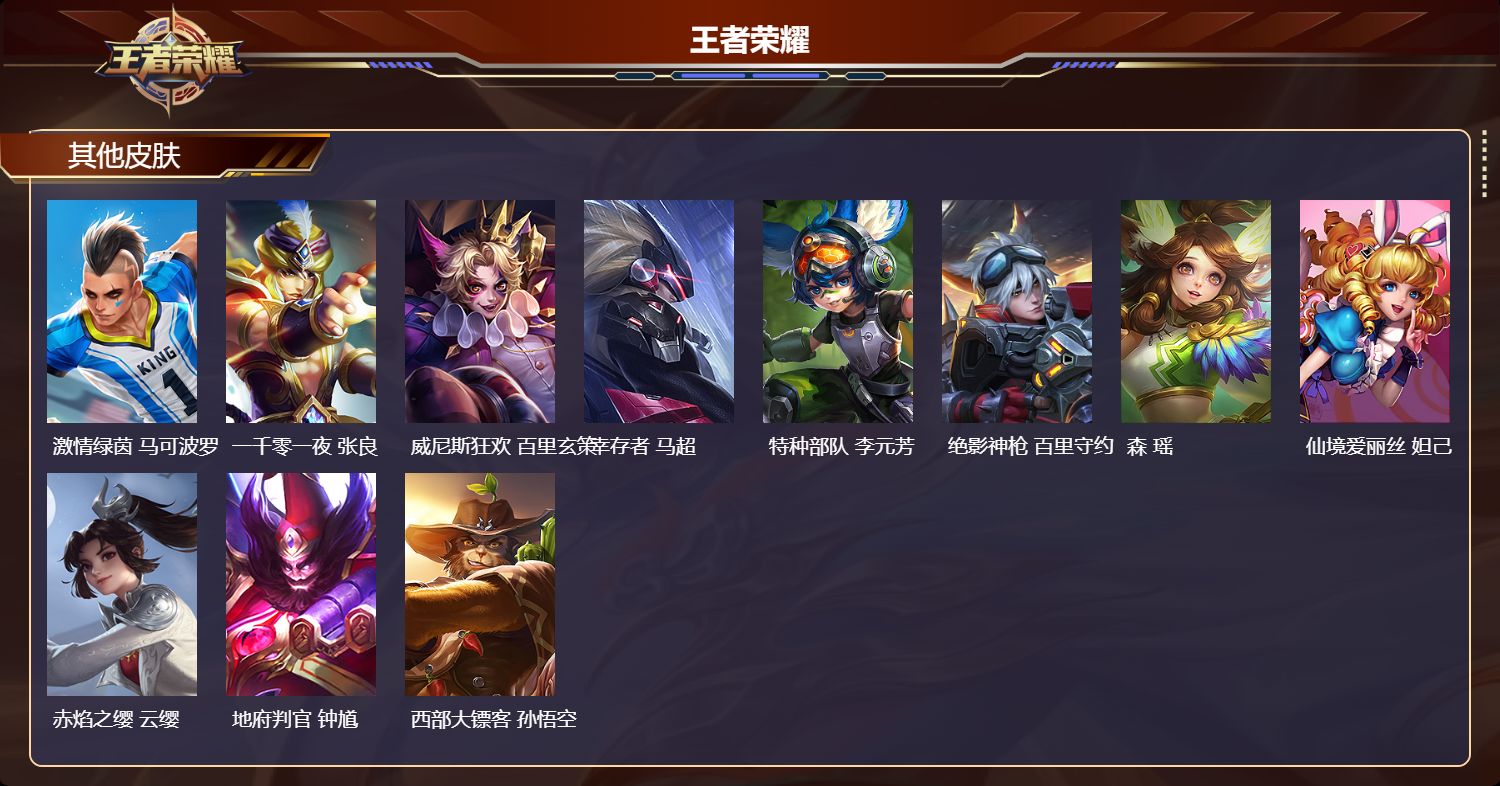 WZMK4293773王者荣耀账号详情图4