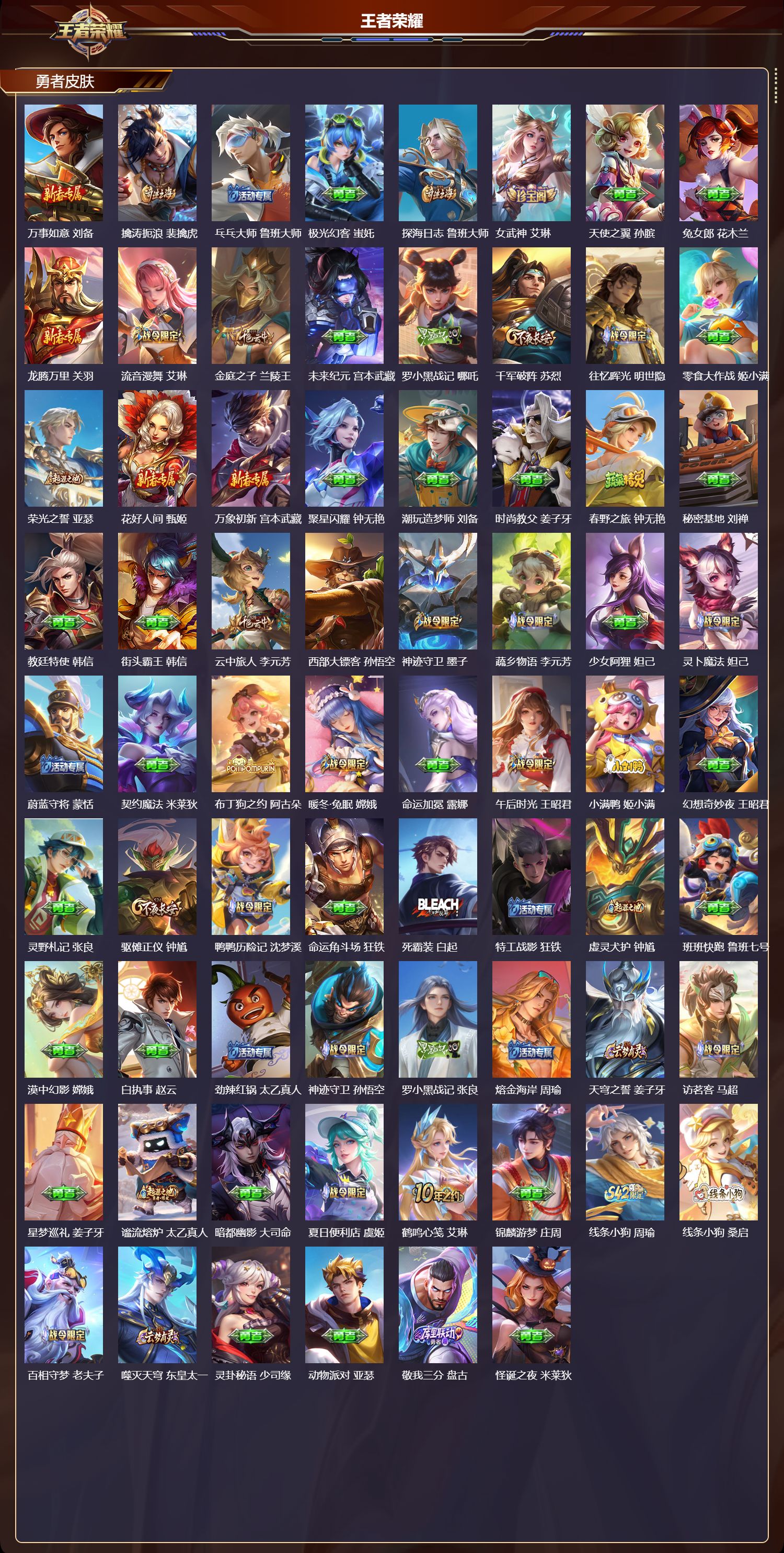 WZMK4293388王者荣耀账号详情图5