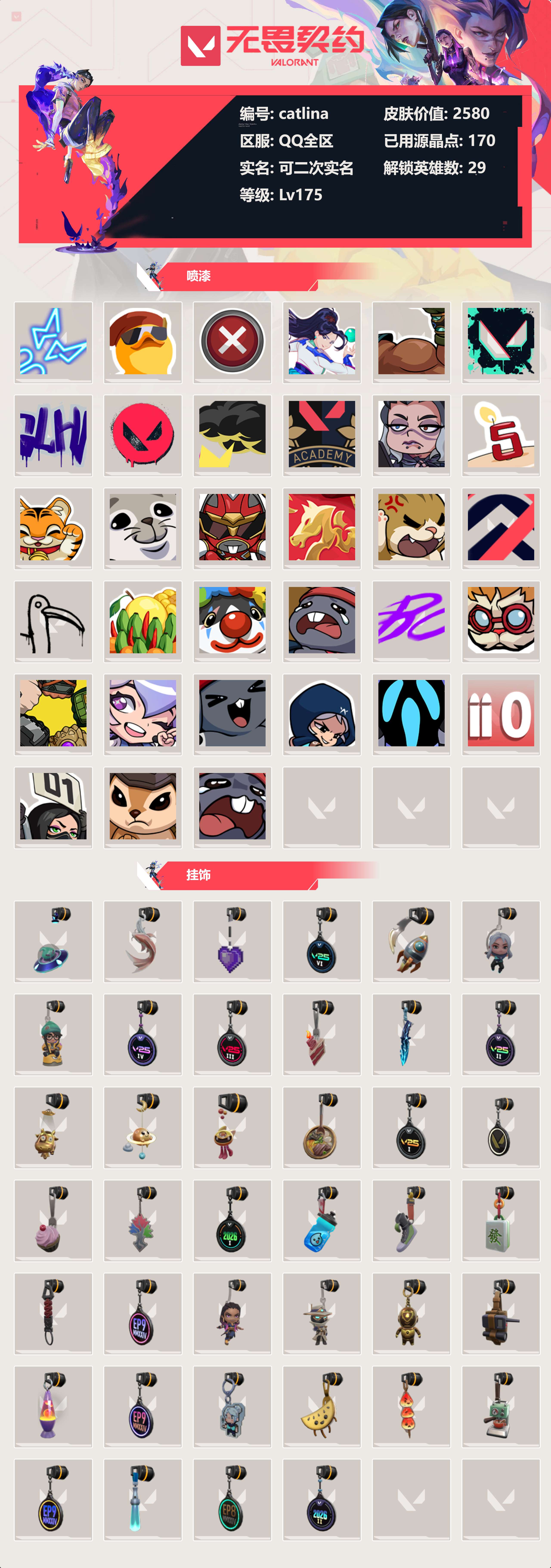 WWQLX430235无畏契约账号详情图2