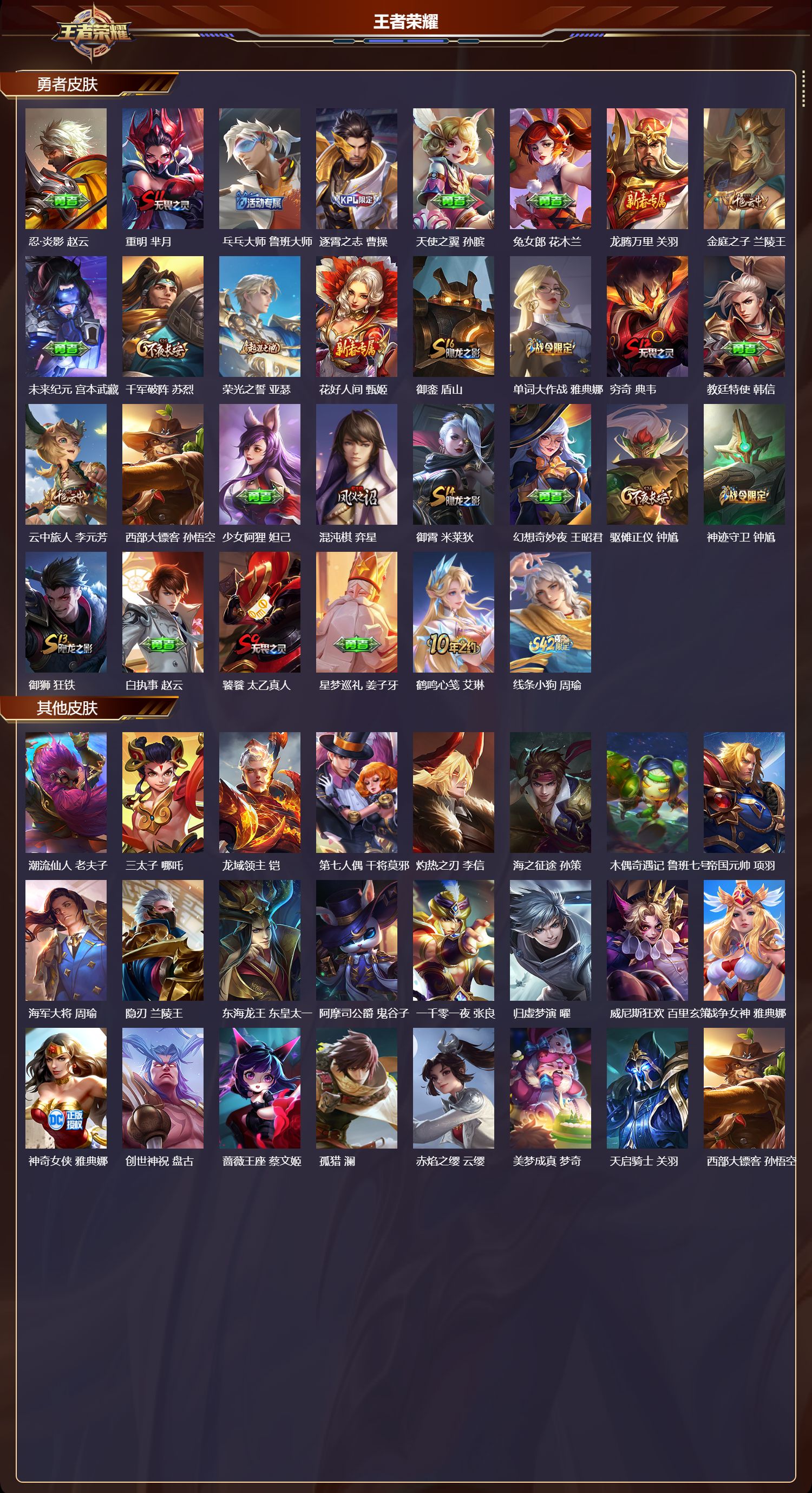 WZMK4293717王者荣耀账号详情图2