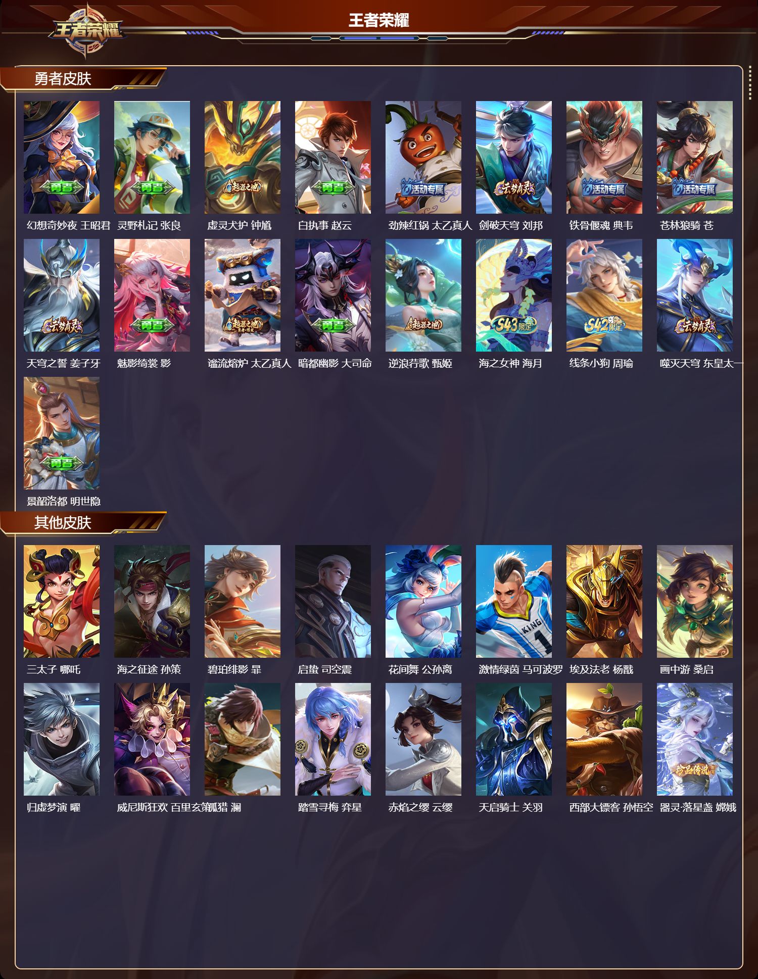 WZMK4293907王者荣耀账号详情图2