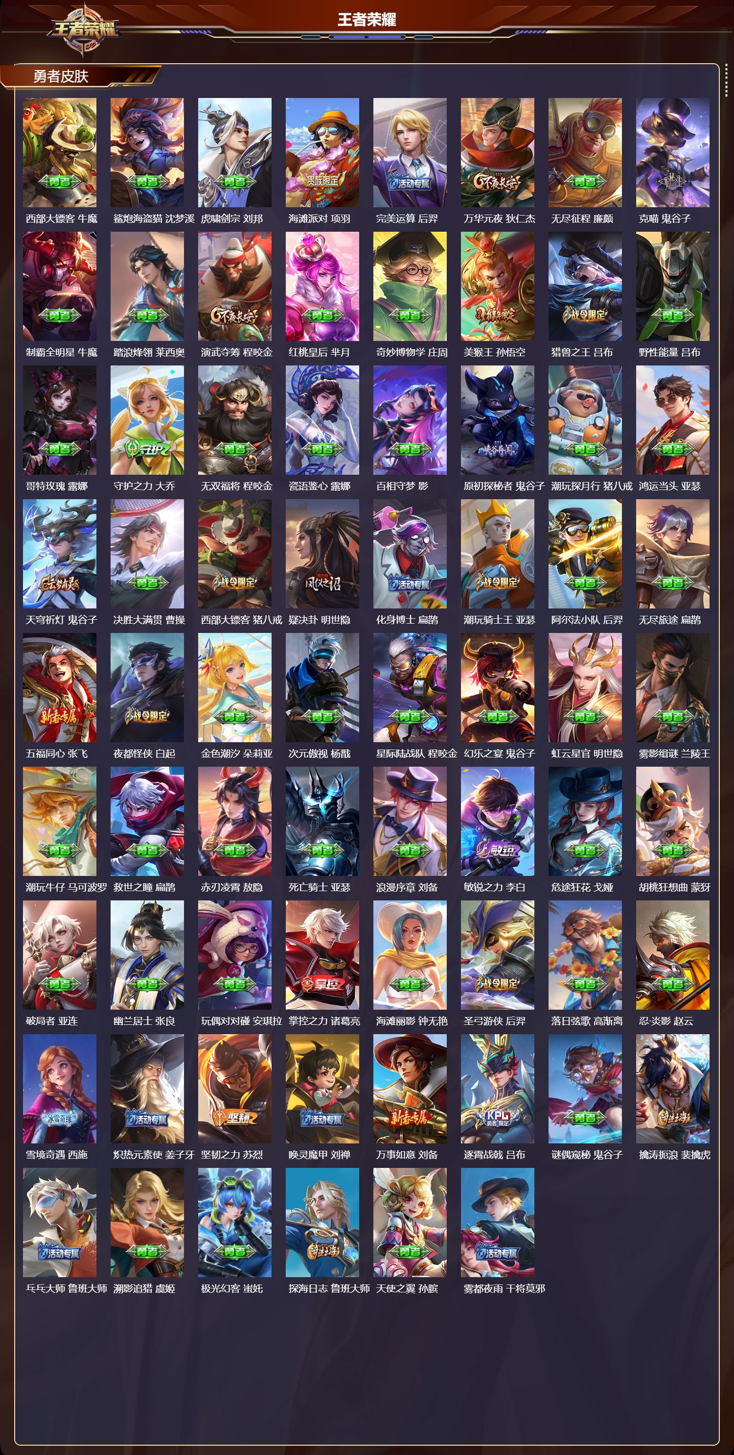 WZLX4297323王者荣耀账号详情图4 WZLX4297323王者荣耀账号详情图4