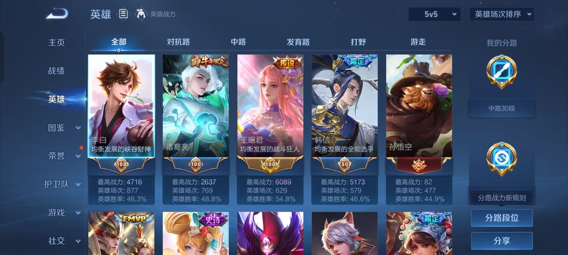 WZCMW4318648王者荣耀账号详情图4