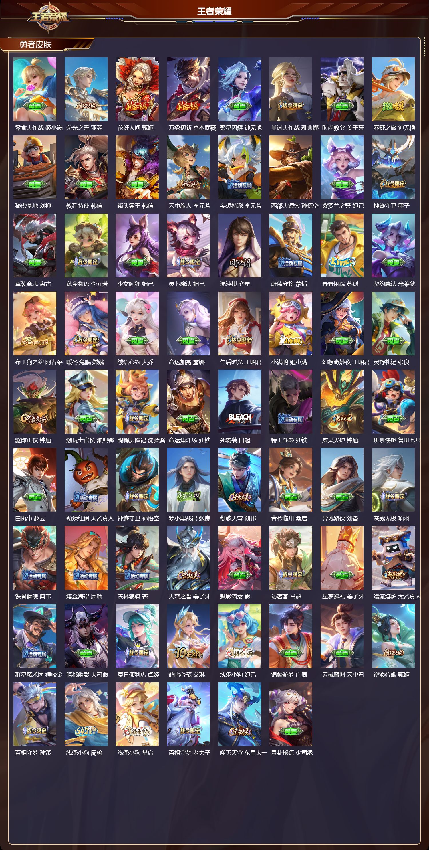 WZMK4293670王者荣耀账号详情图5