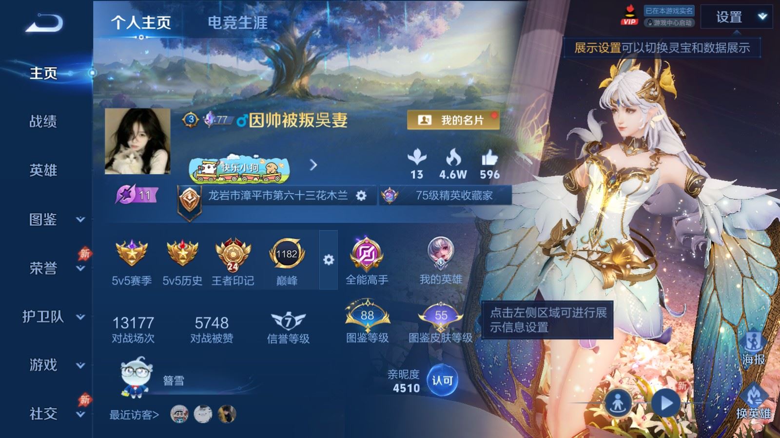 WZLX4444311王者荣耀账号详情图1