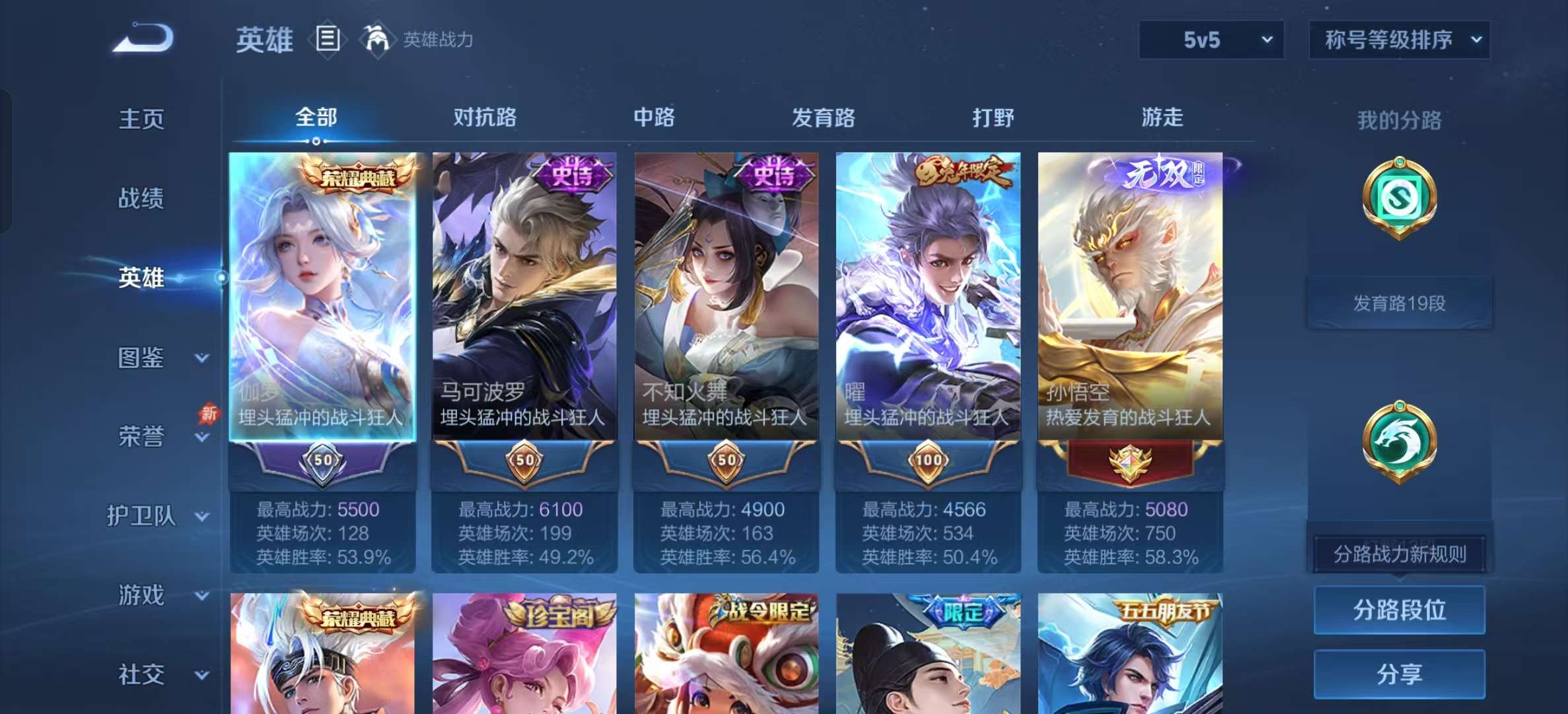 WZLX4372416王者荣耀账号详情图2