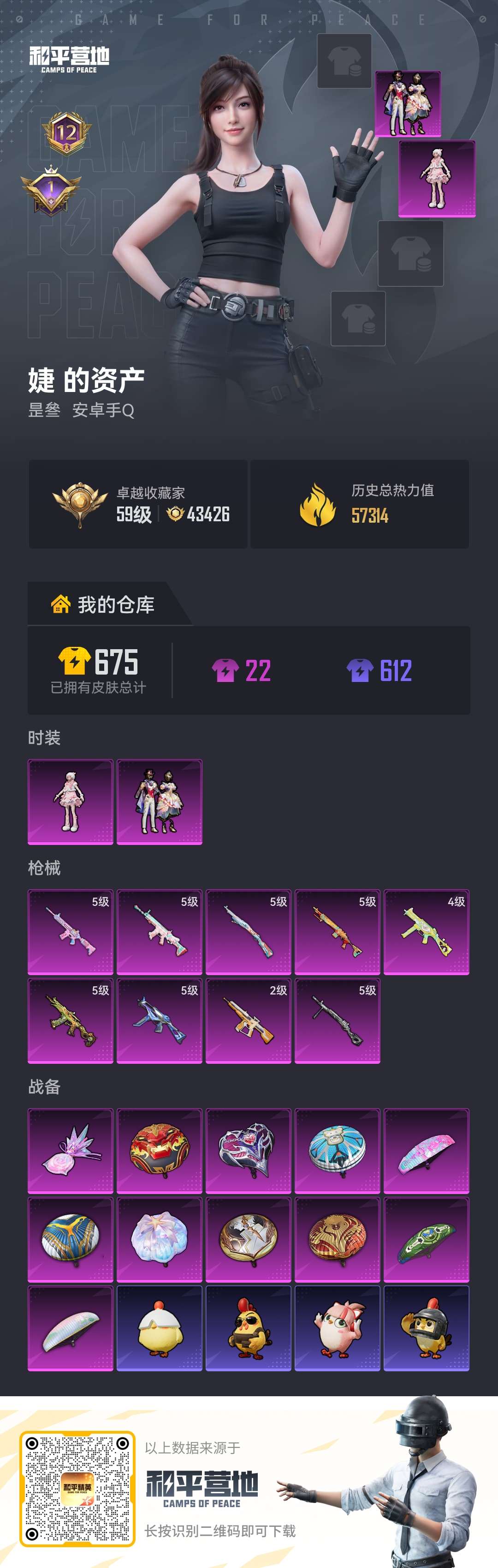 HPCMW4231694和平精英账号详情图1 HPCMW4231694和平精英账号详情图1