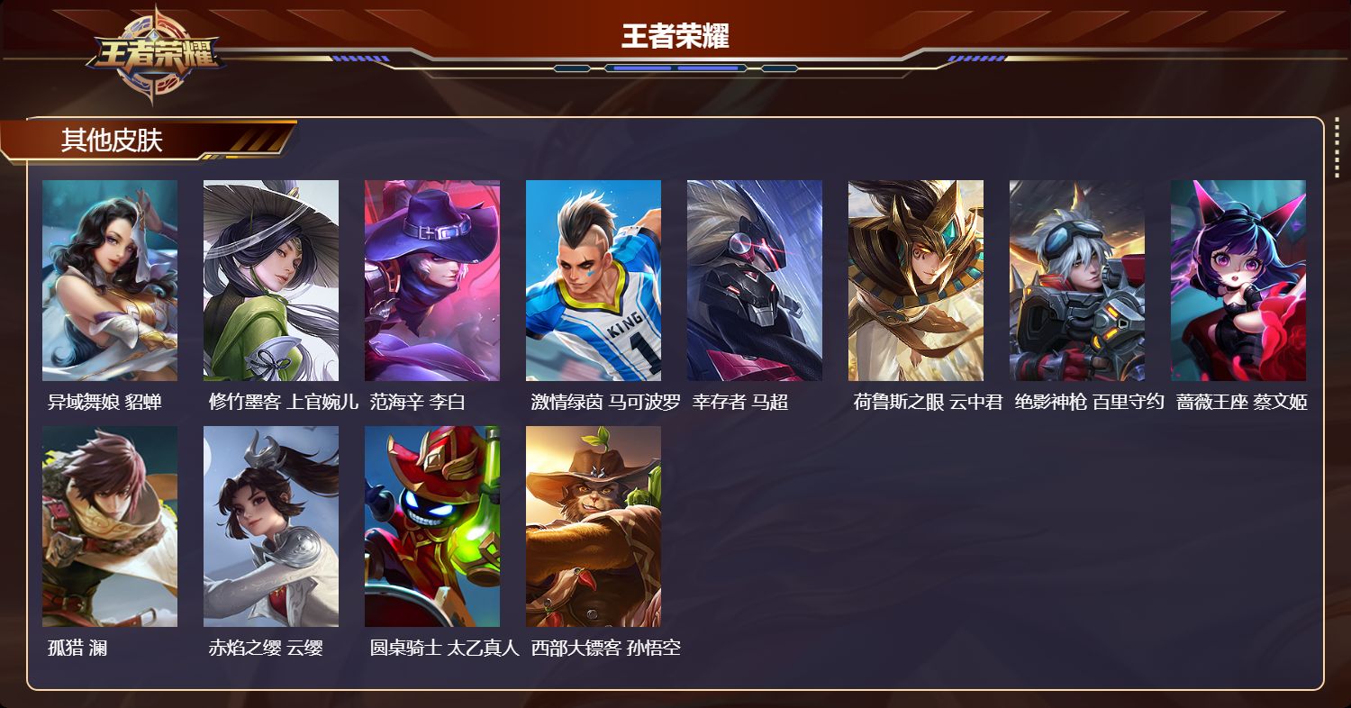 WZMK4369841王者荣耀账号详情图3