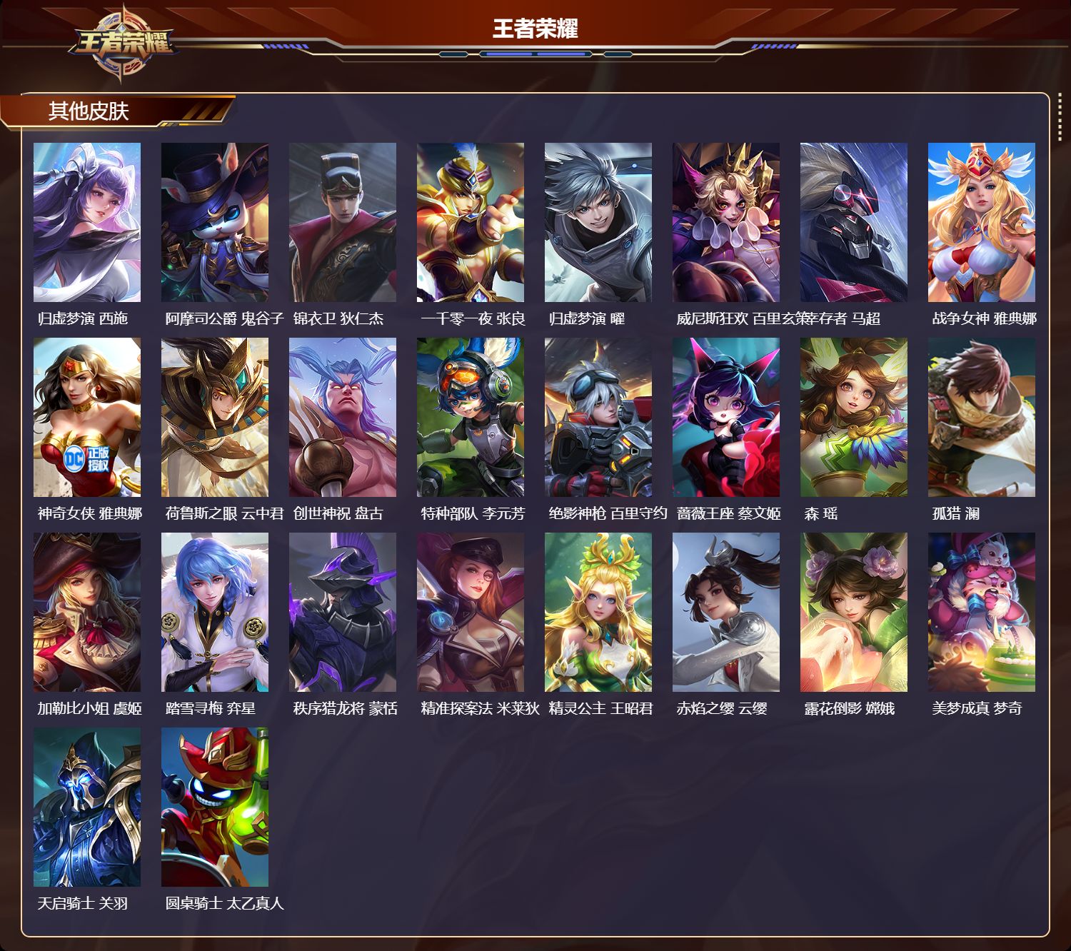 WZMK4371430王者荣耀账号详情图5