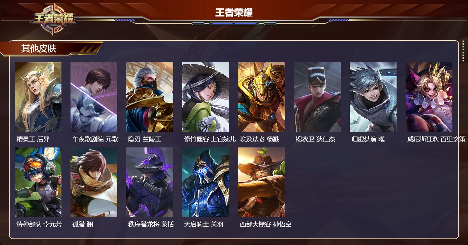 WZMK4372642王者荣耀账号详情图2 WZMK4372642王者荣耀账号详情图2