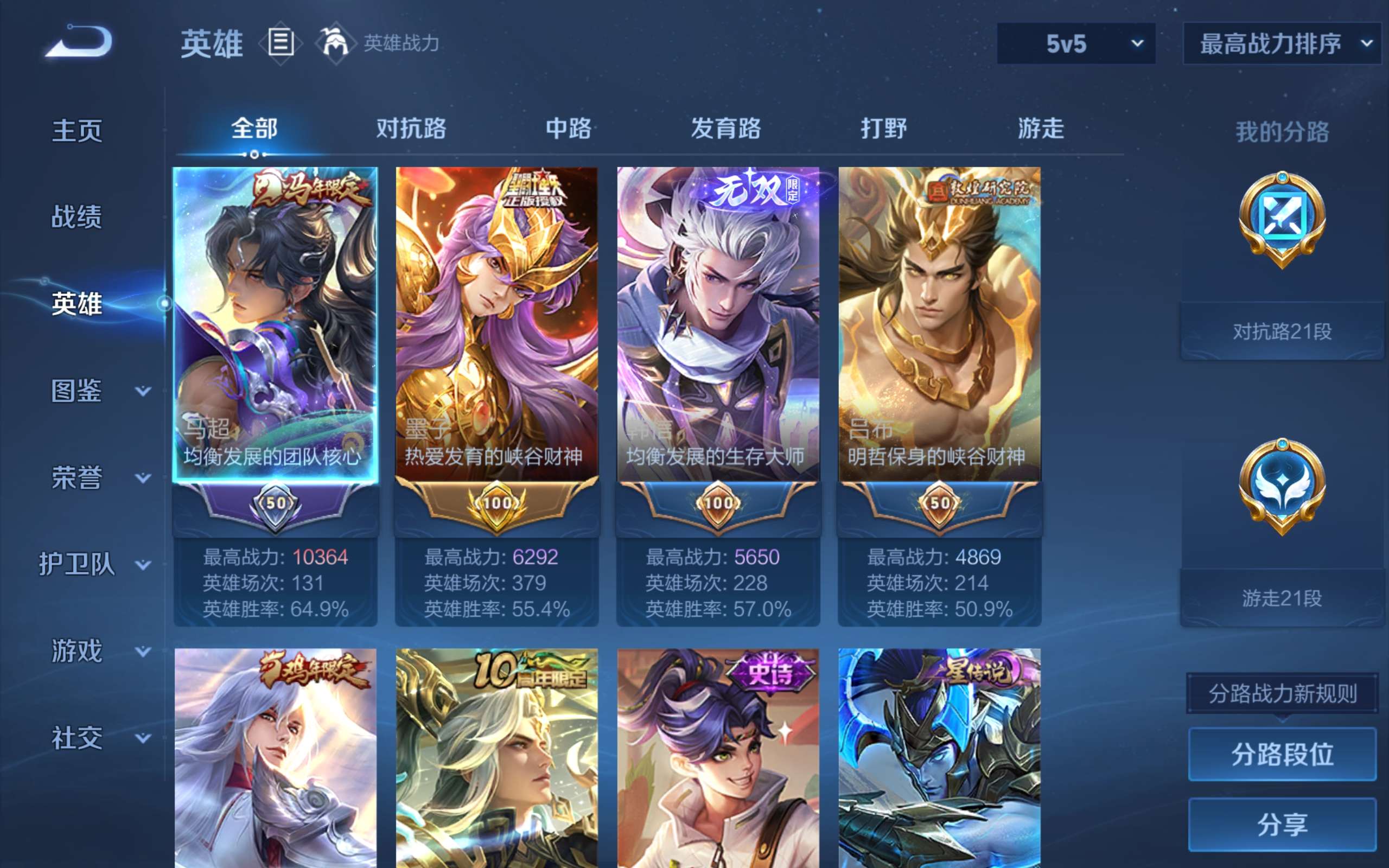 WZCMW4395867王者荣耀账号详情图2