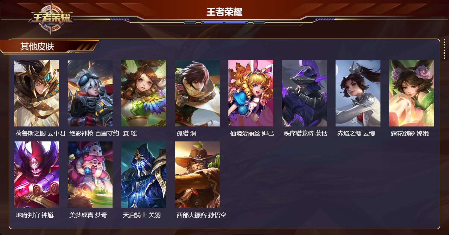WZQM4377988王者荣耀账号详情图6 WZQM4377988王者荣耀账号详情图6