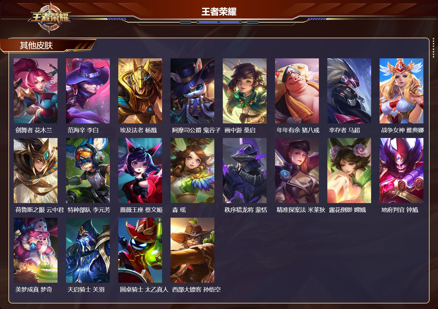 WZMK4377978王者荣耀账号详情图3
