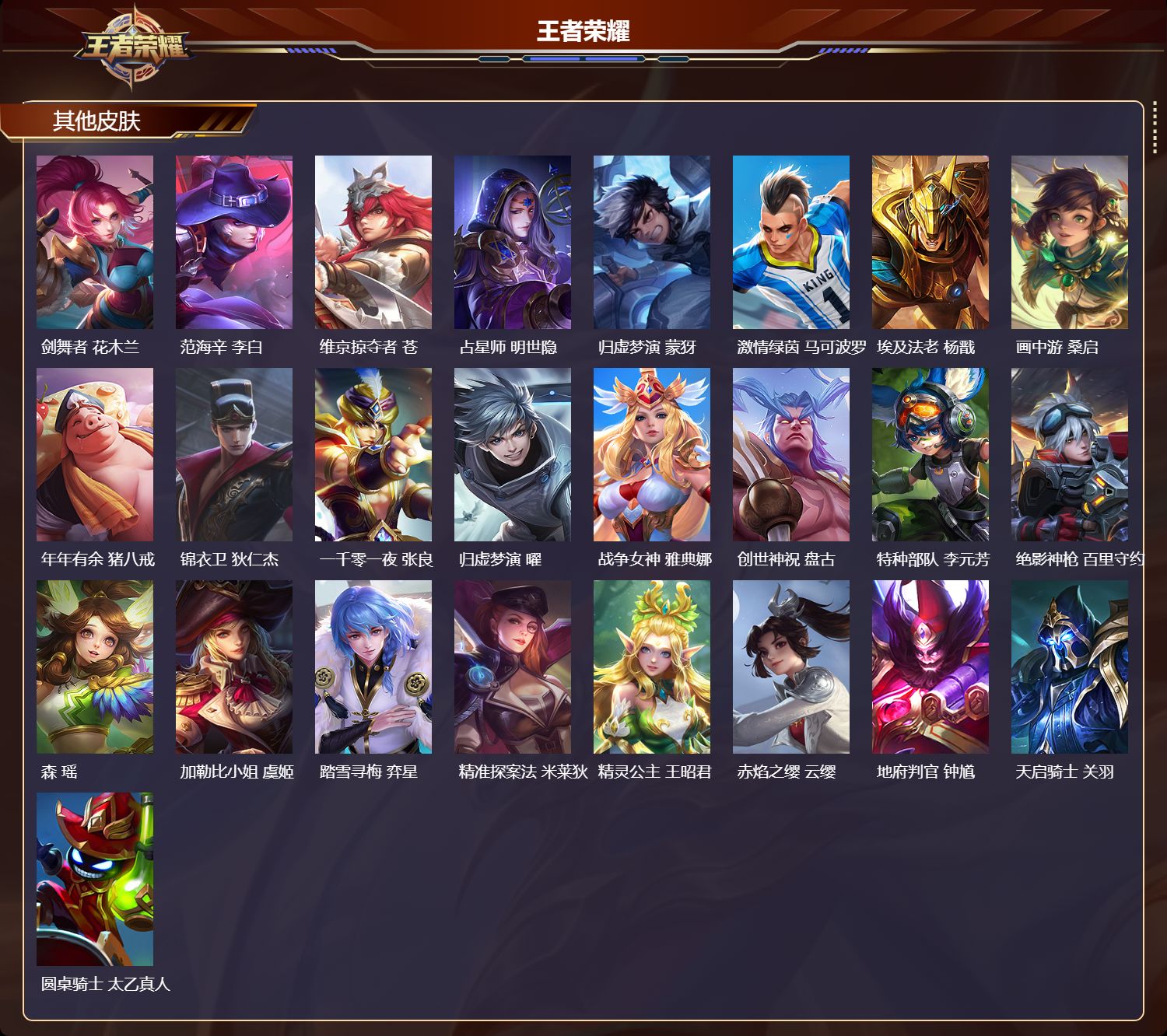 WZMK4377912王者荣耀账号详情图4