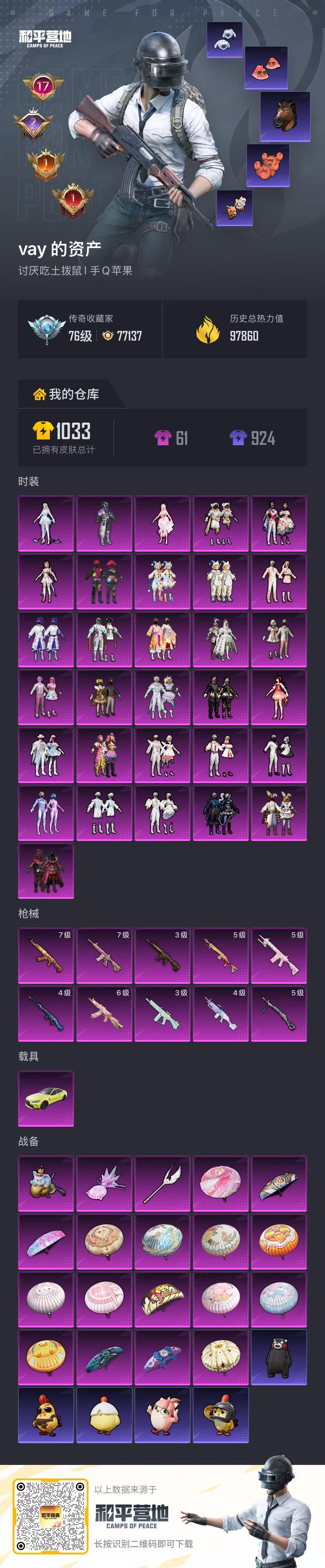 HPLX4200491和平精英账号详情图1 HPLX4200491和平精英账号详情图1