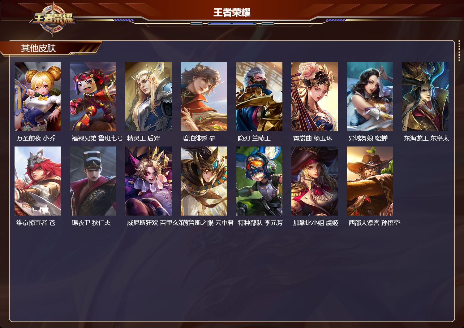 WZMK4384938王者荣耀账号详情图2