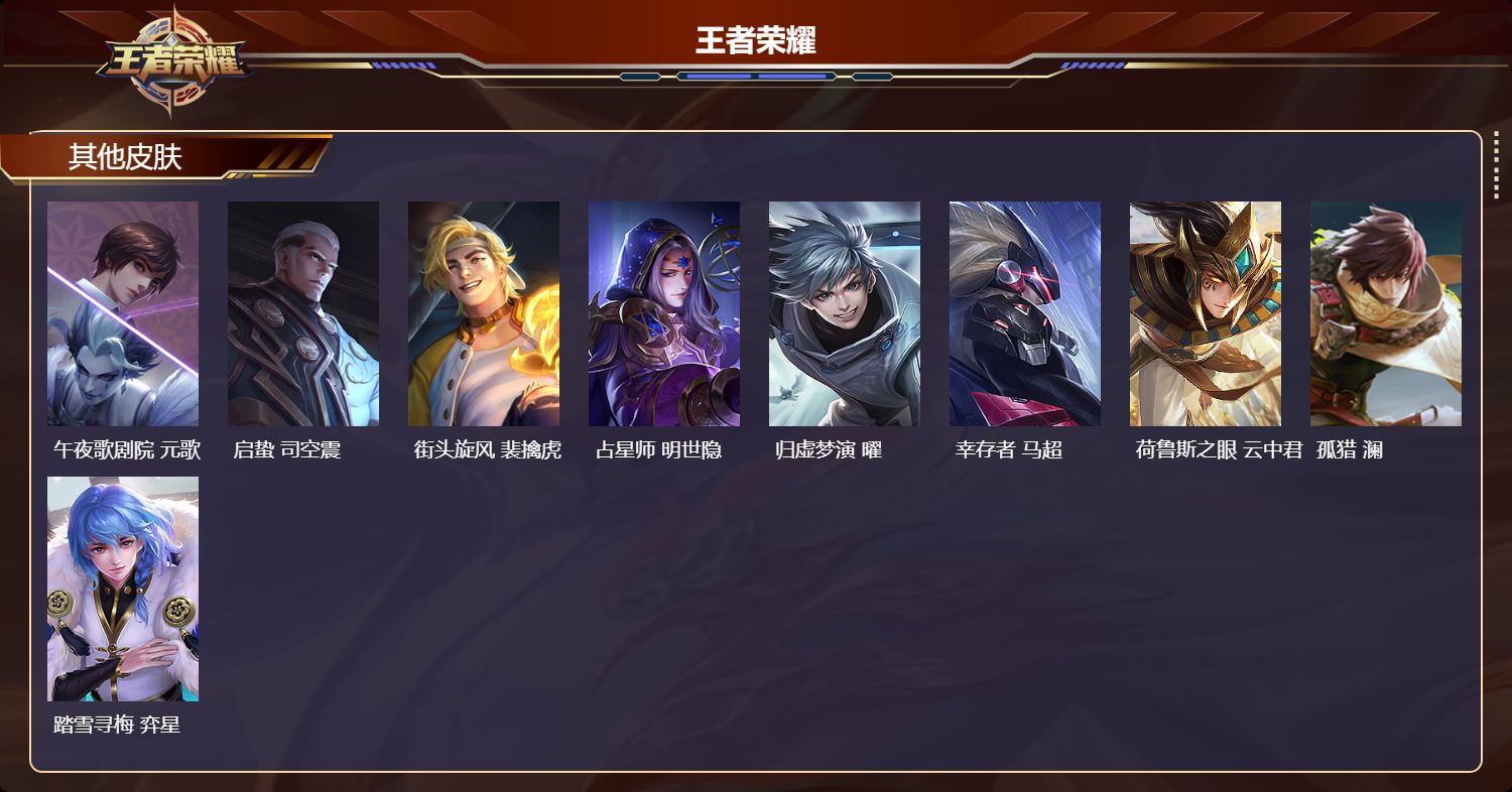 WZMK4401926王者荣耀账号详情图2