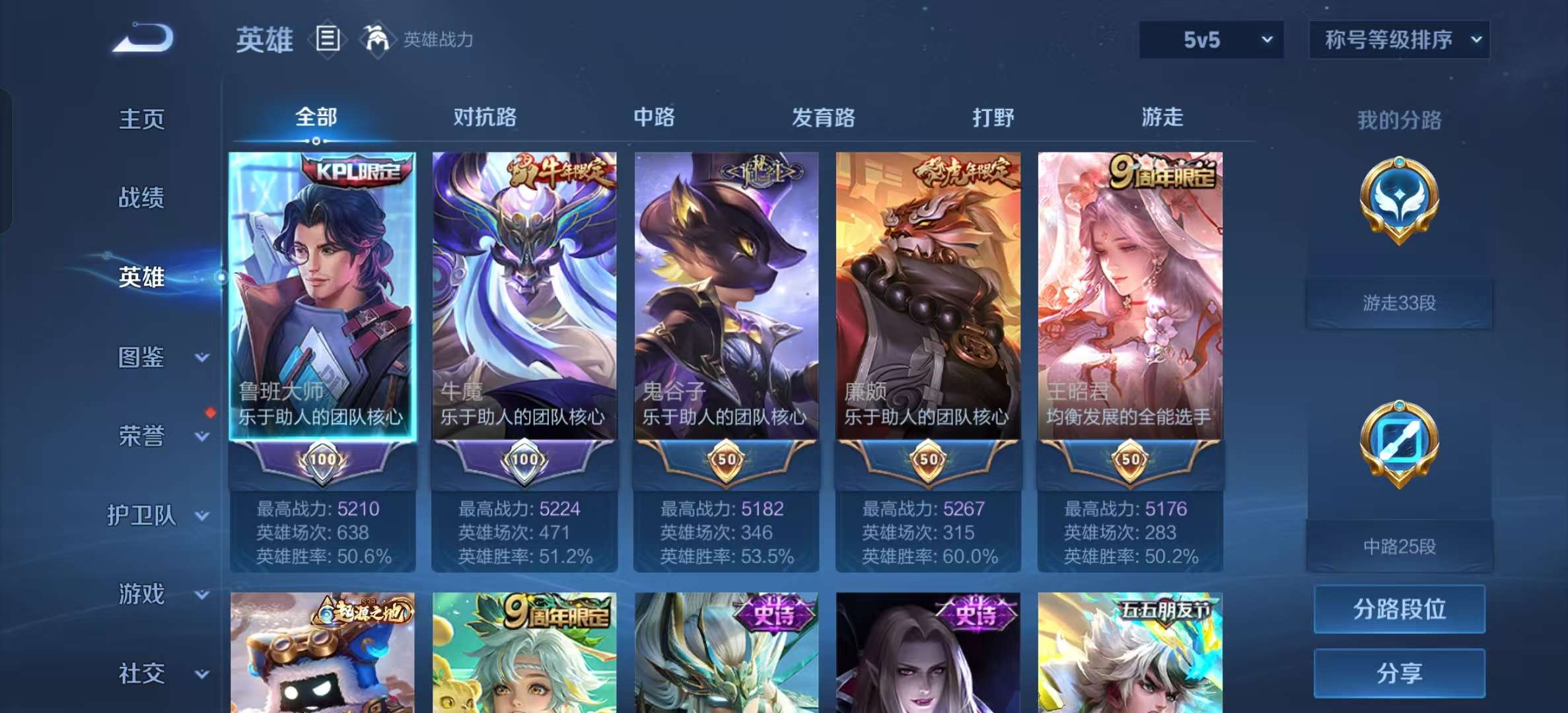 WZLX4345188王者荣耀账号详情图2