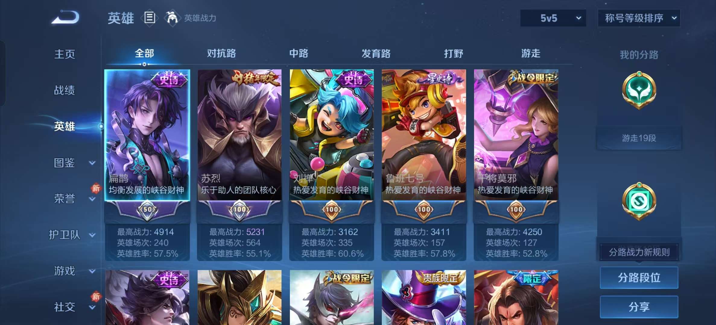 WZLX4345485王者荣耀账号详情图2