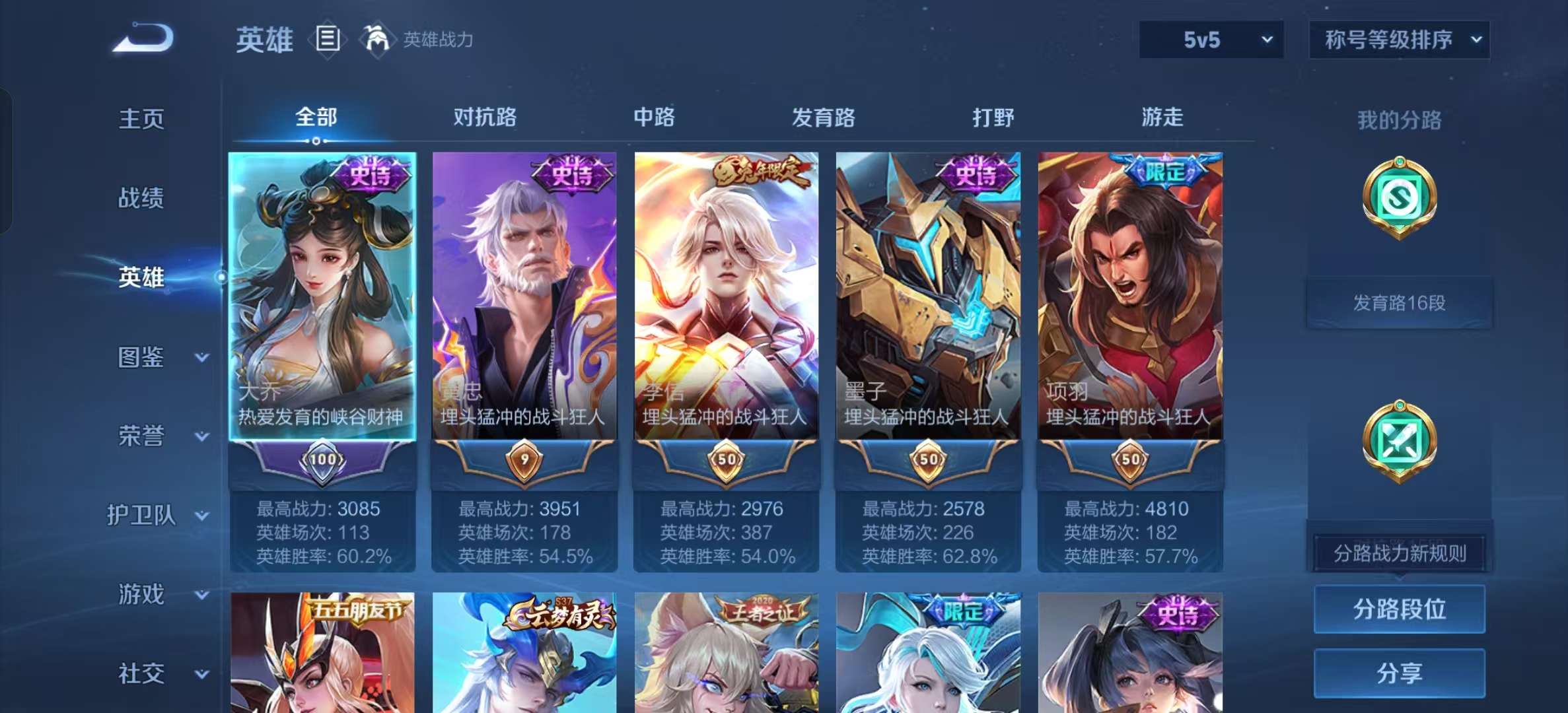 WZLX4345264王者荣耀账号详情图2