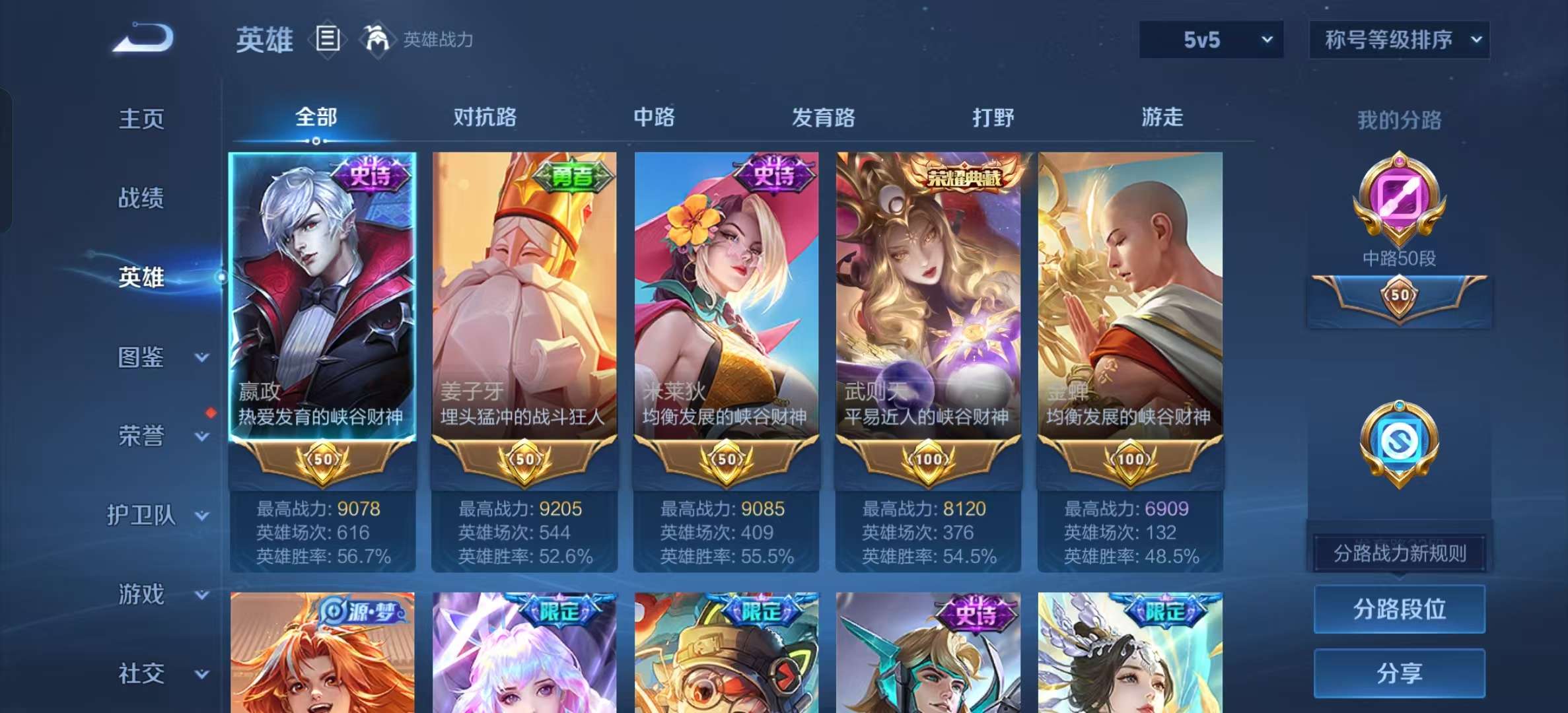 WZLX4346531王者荣耀账号详情图2