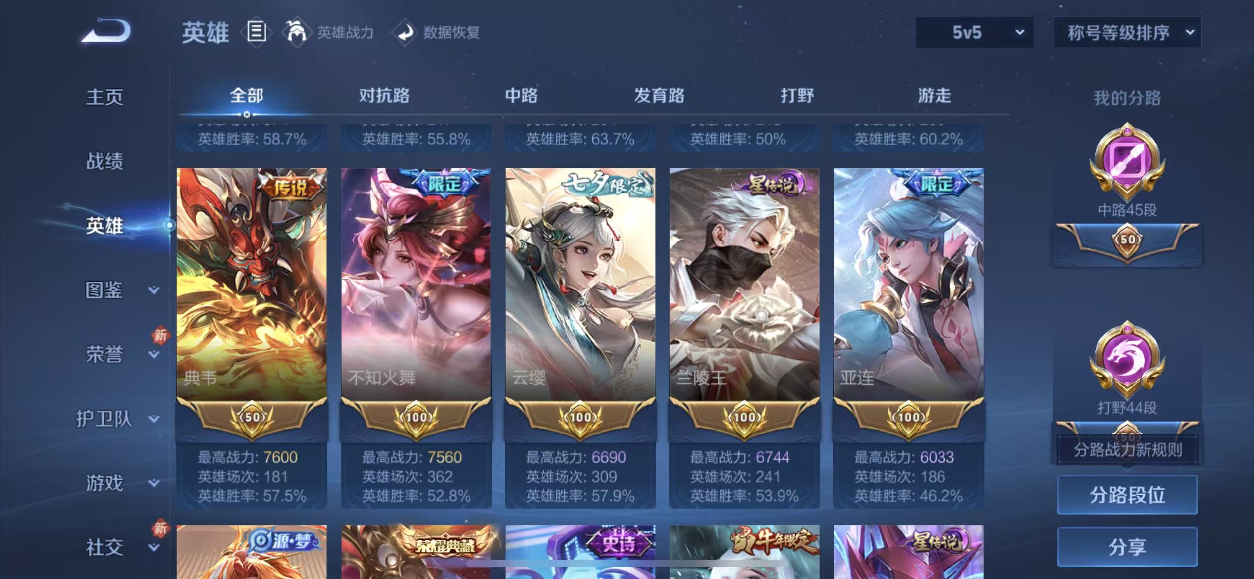 WZLX4345908王者荣耀账号详情图3