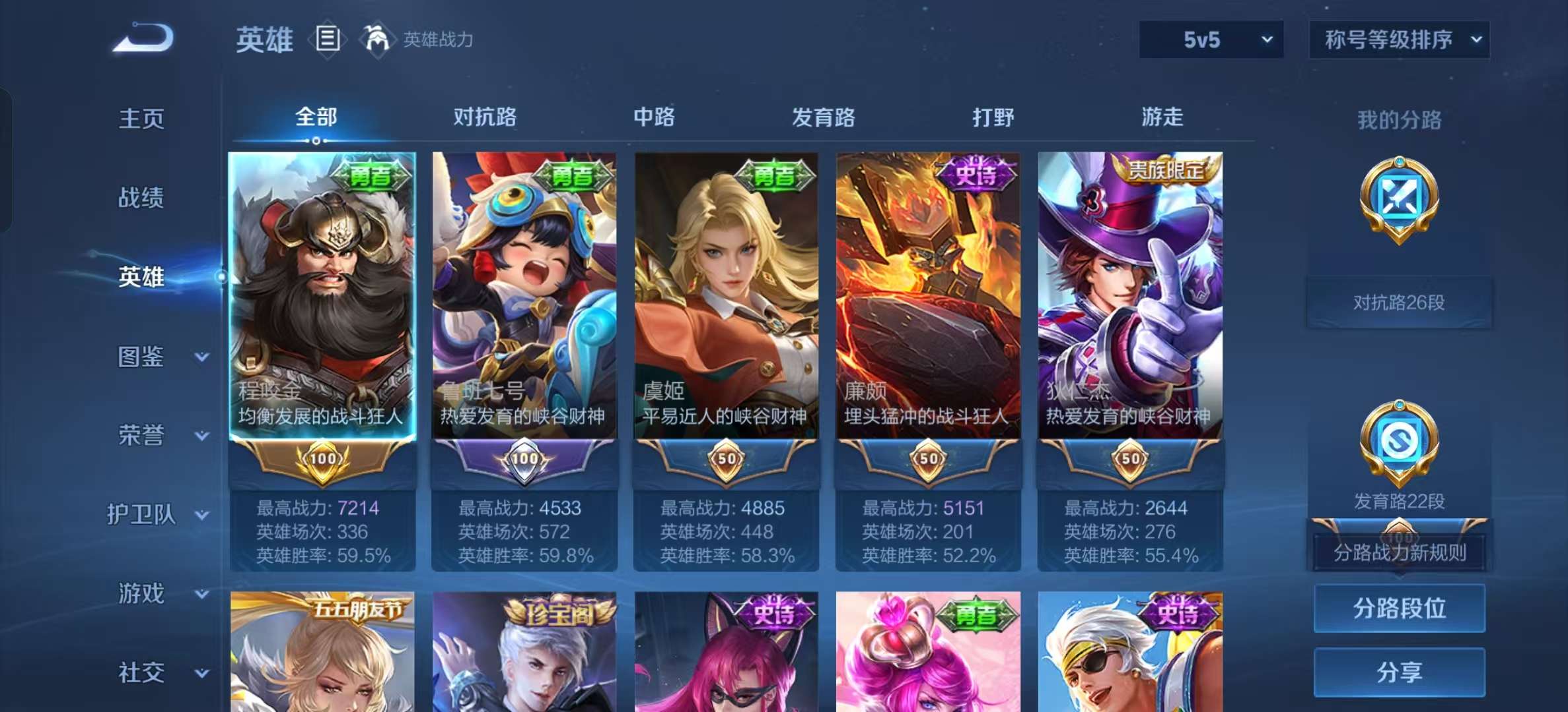 WZLX4345352王者荣耀账号详情图2