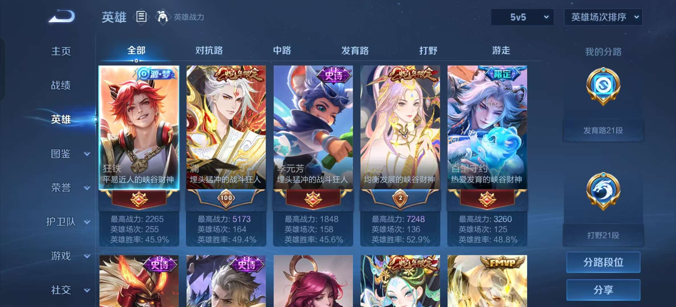 WZLX4345678王者荣耀账号详情图2