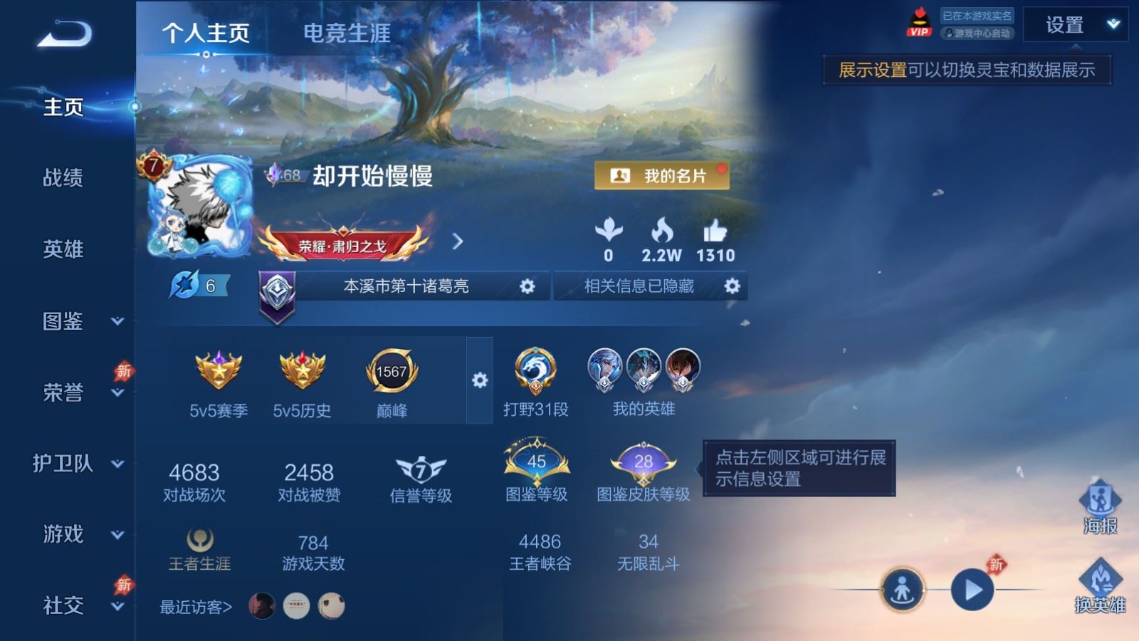 WZCMW4374261王者荣耀账号详情图1