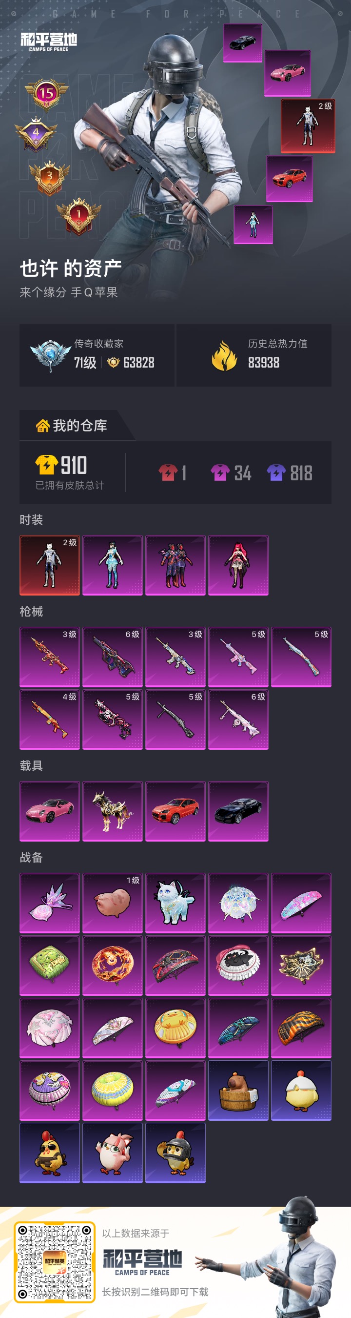HPLX4264887和平精英账号详情图17