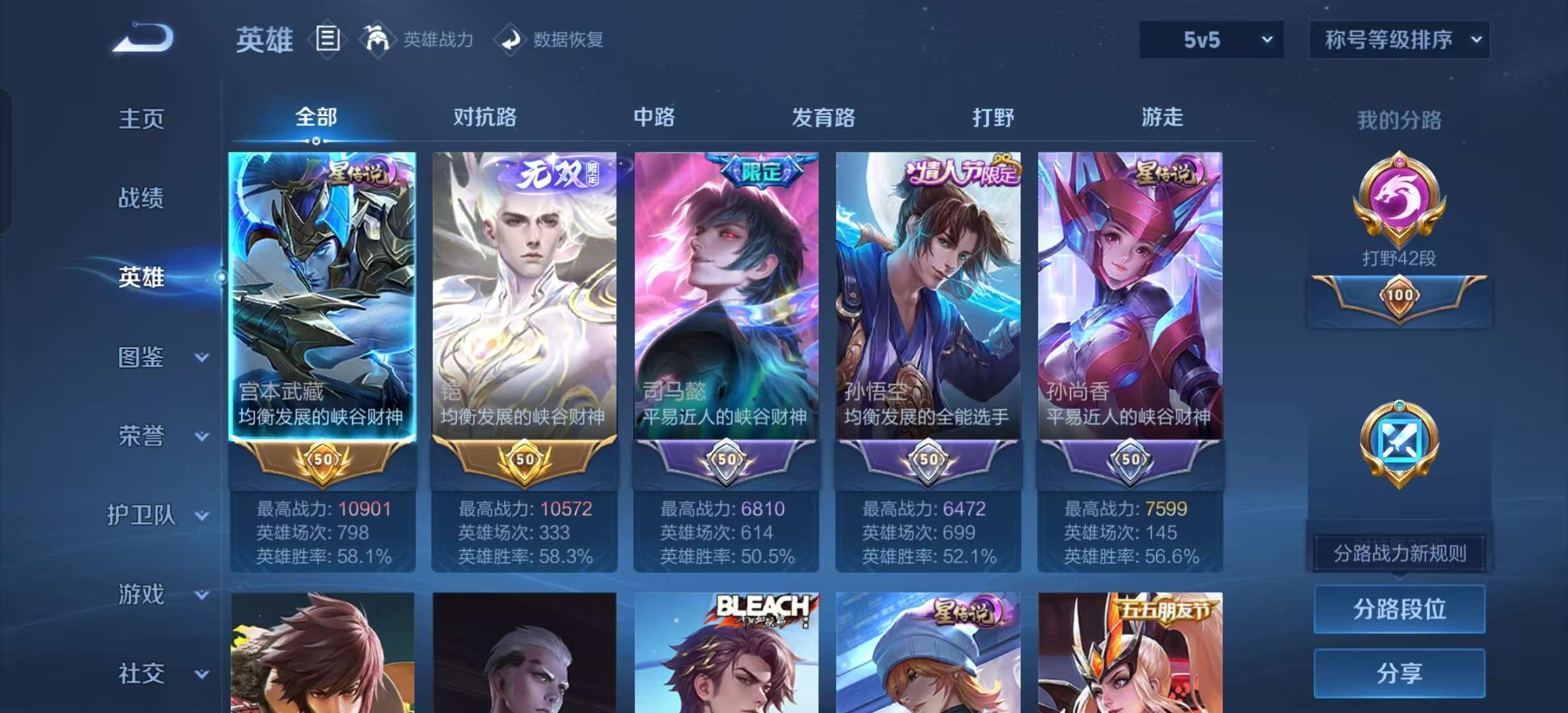 WZLX4345724王者荣耀账号详情图2