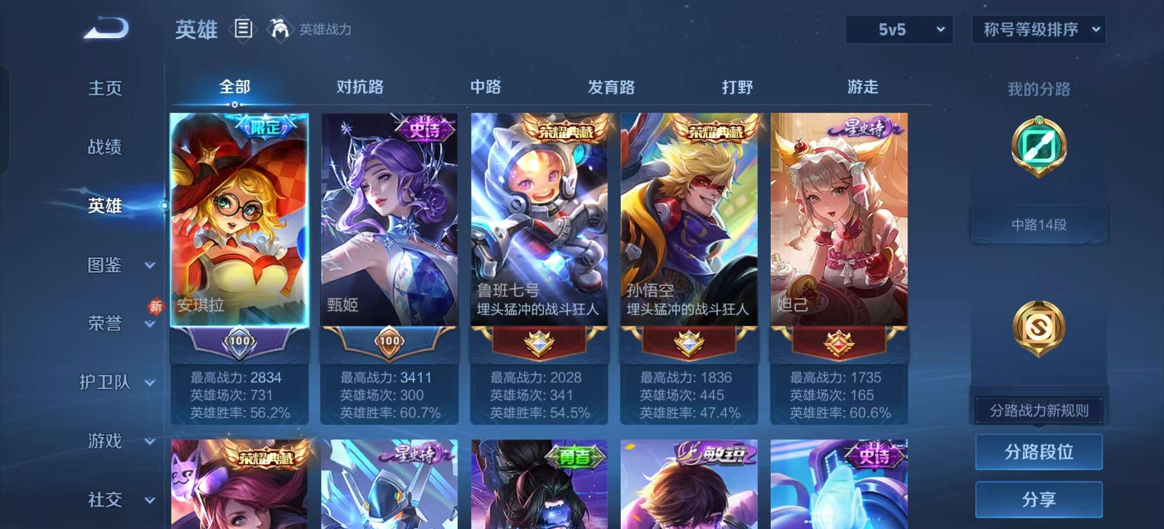 WZLX4347623王者荣耀账号详情图2