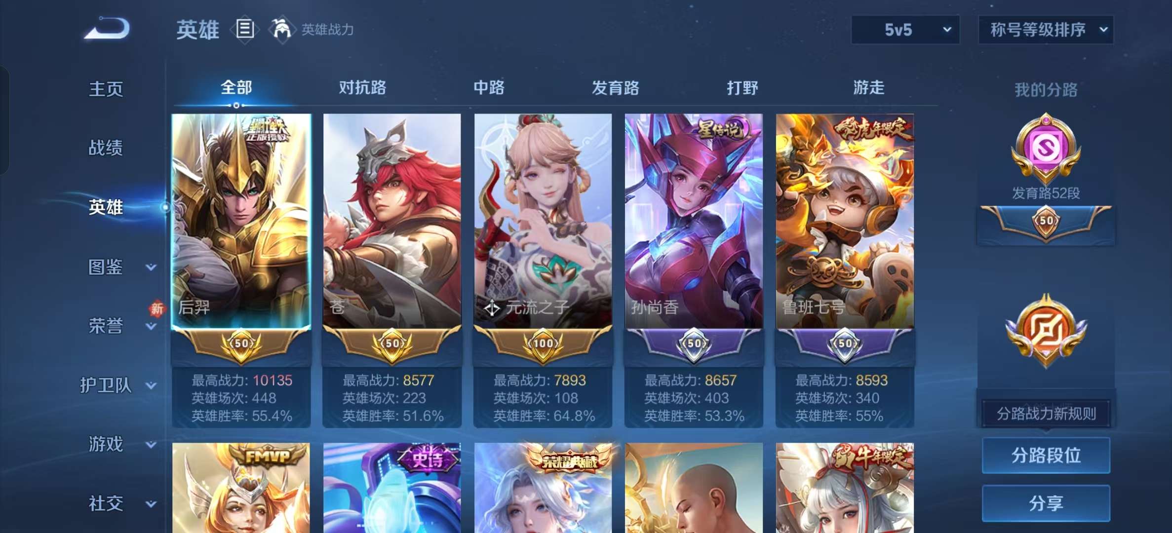 WZLX4347778王者荣耀账号详情图4