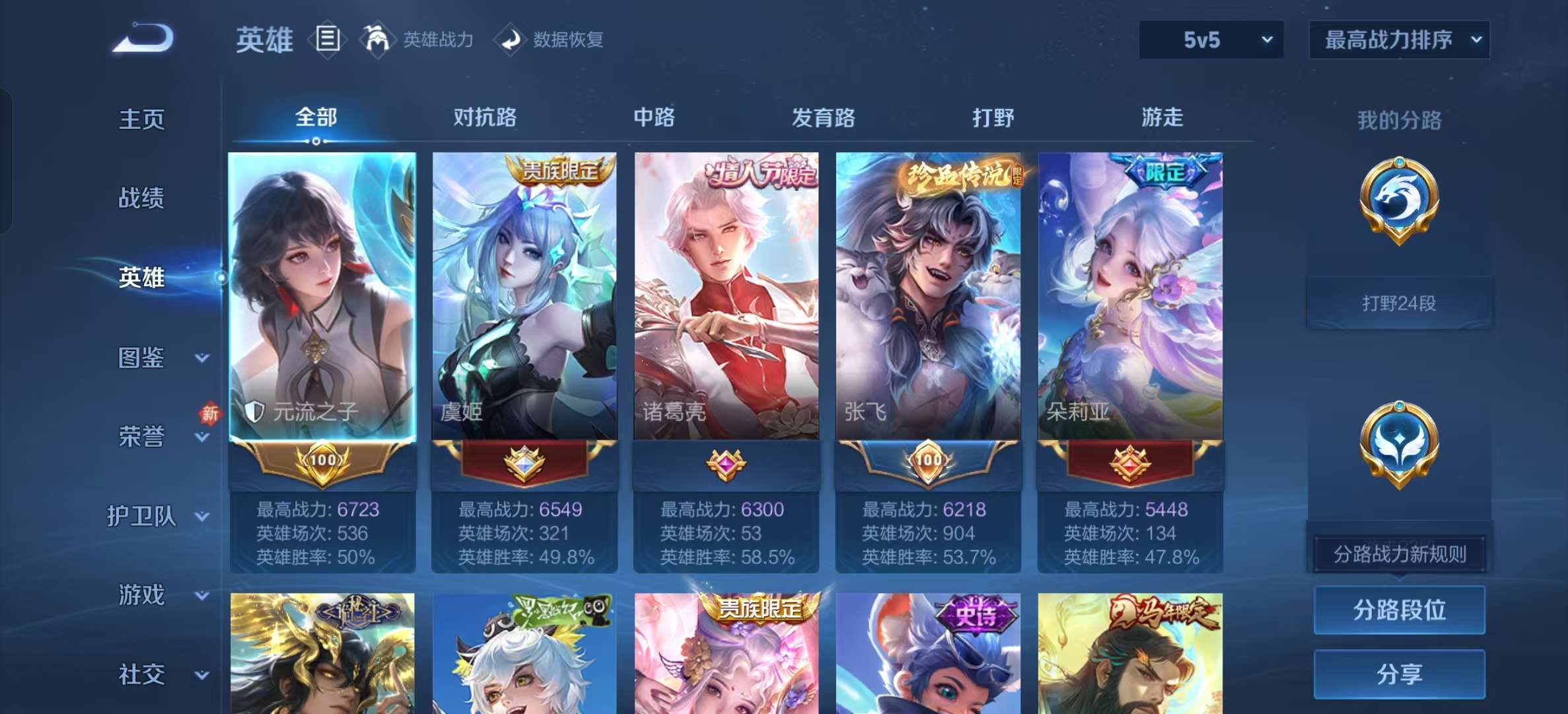 WZLX4348341王者荣耀账号详情图4