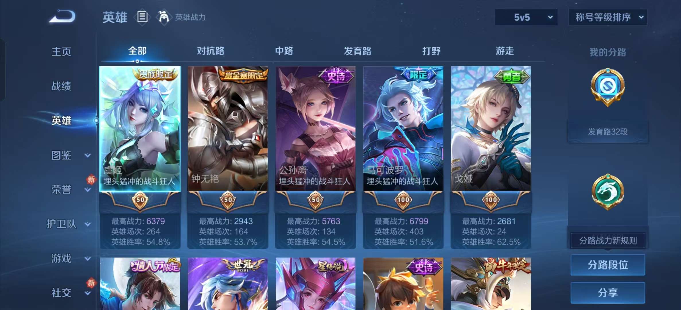 WZLX4347517王者荣耀账号详情图2