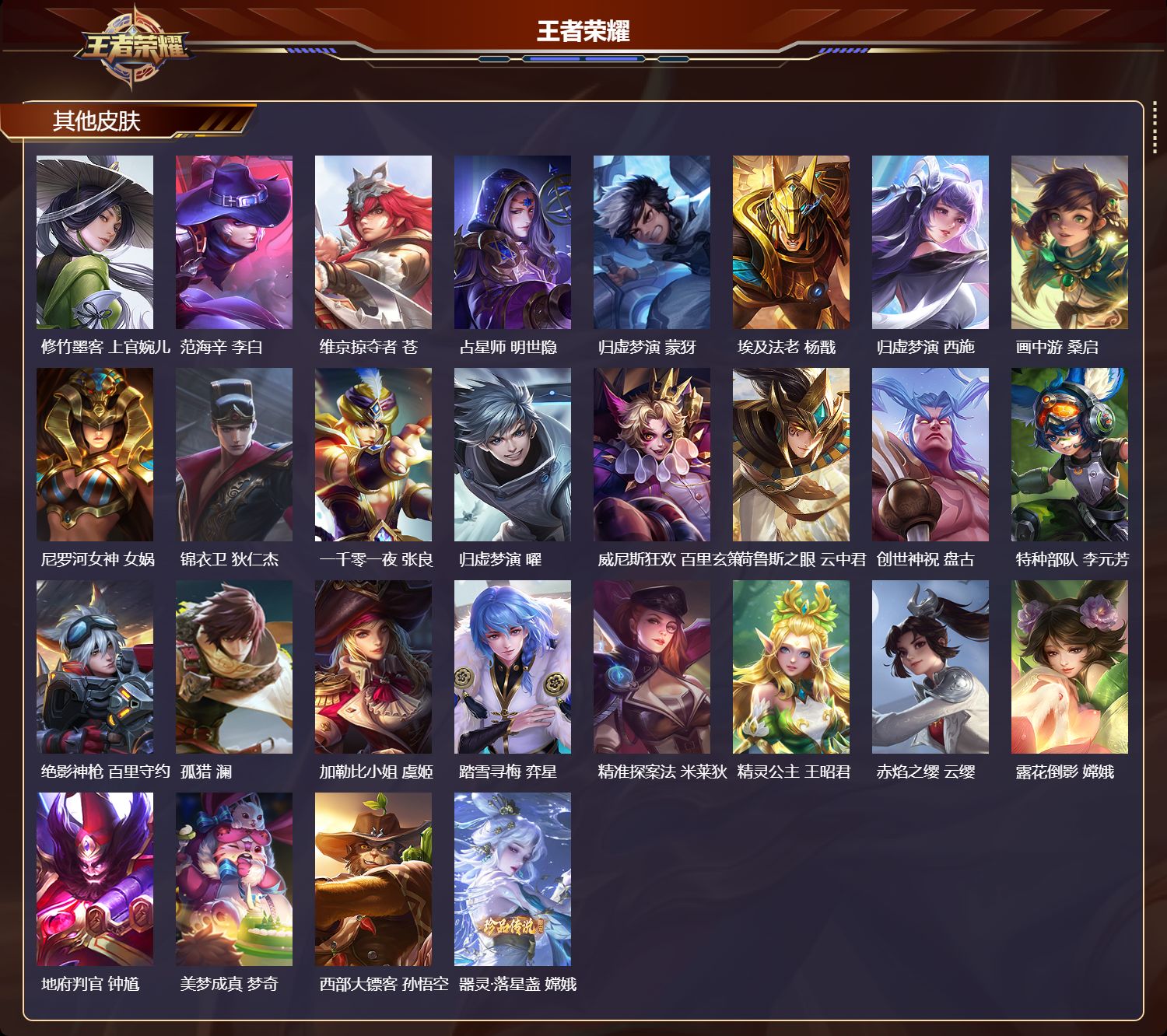 WZLX4347846王者荣耀账号详情图24