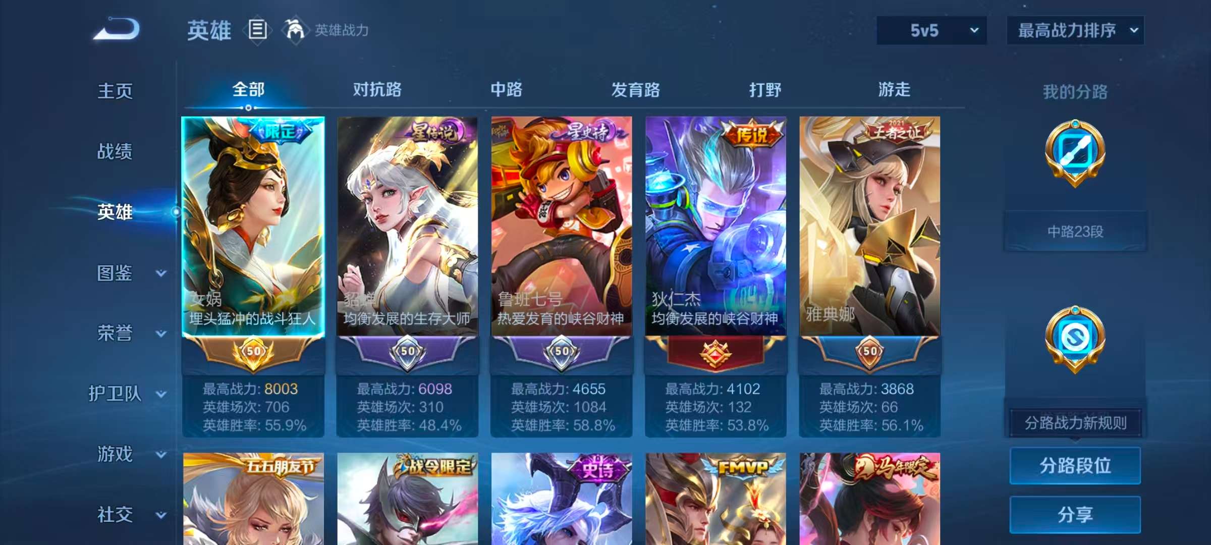 WZLX4347846王者荣耀账号详情图3