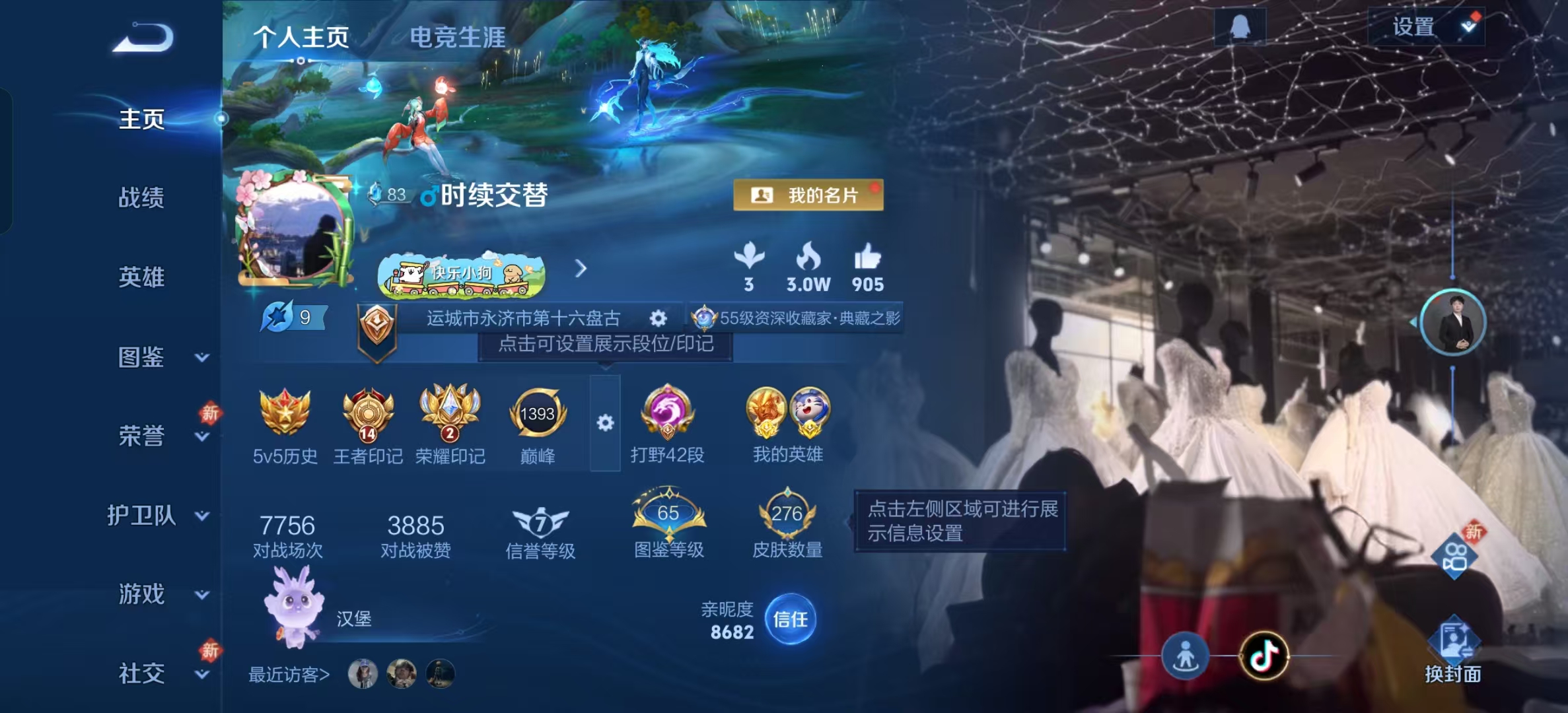 WZLX4347530王者荣耀账号详情图1