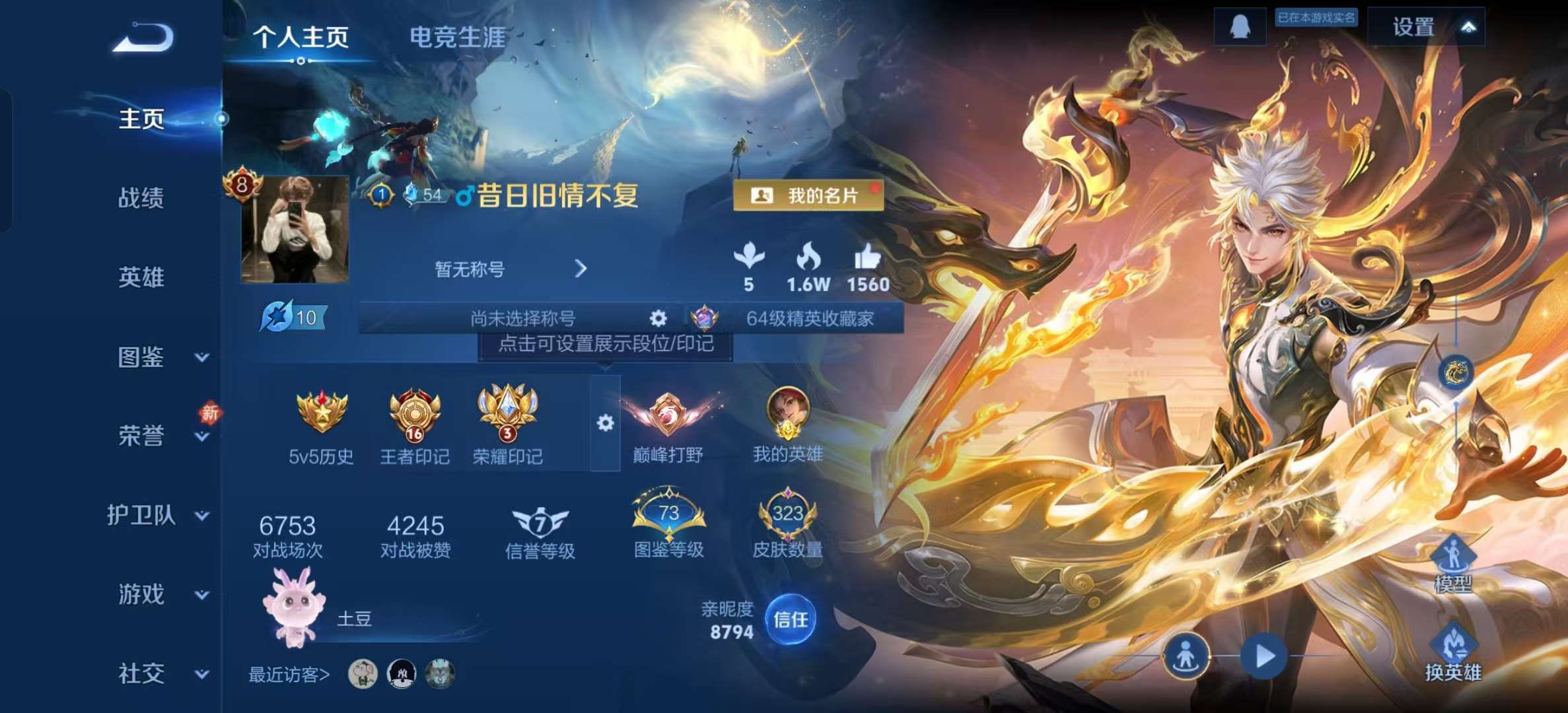 WZLX4347453王者荣耀账号详情图1