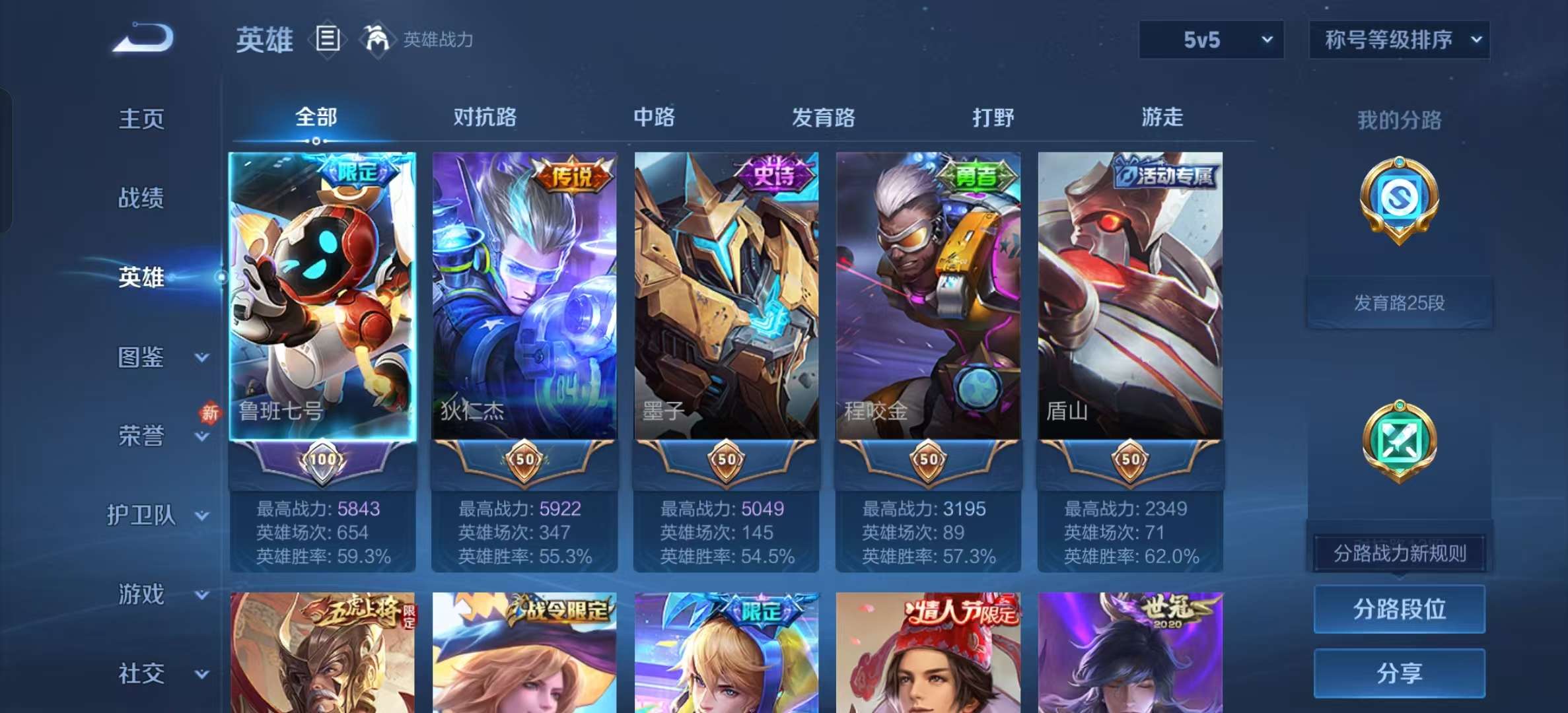WZLX4348810王者荣耀账号详情图2