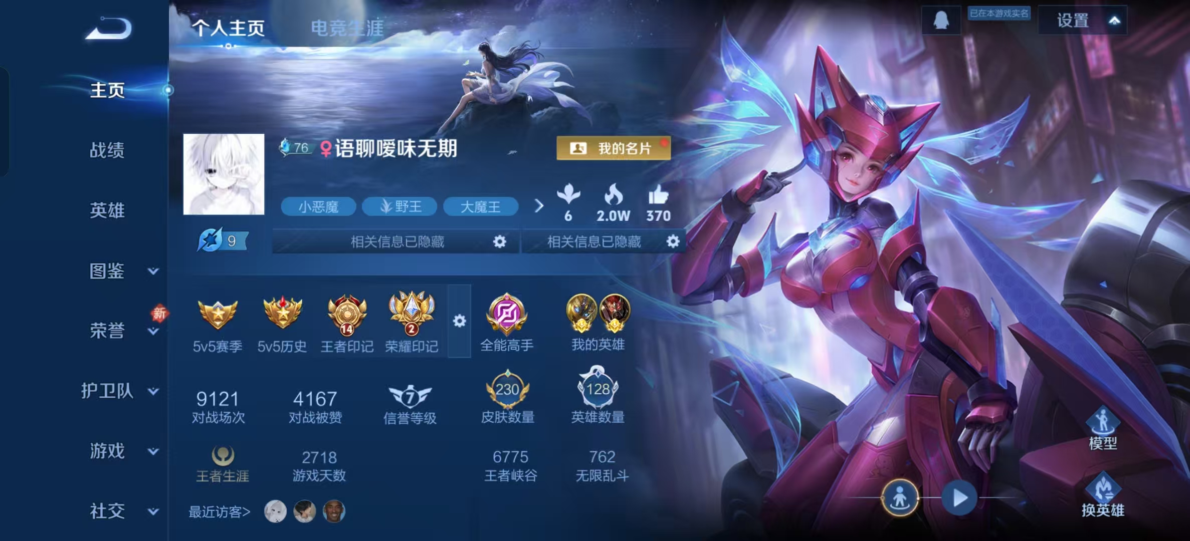WZLX4348034王者荣耀账号详情图13