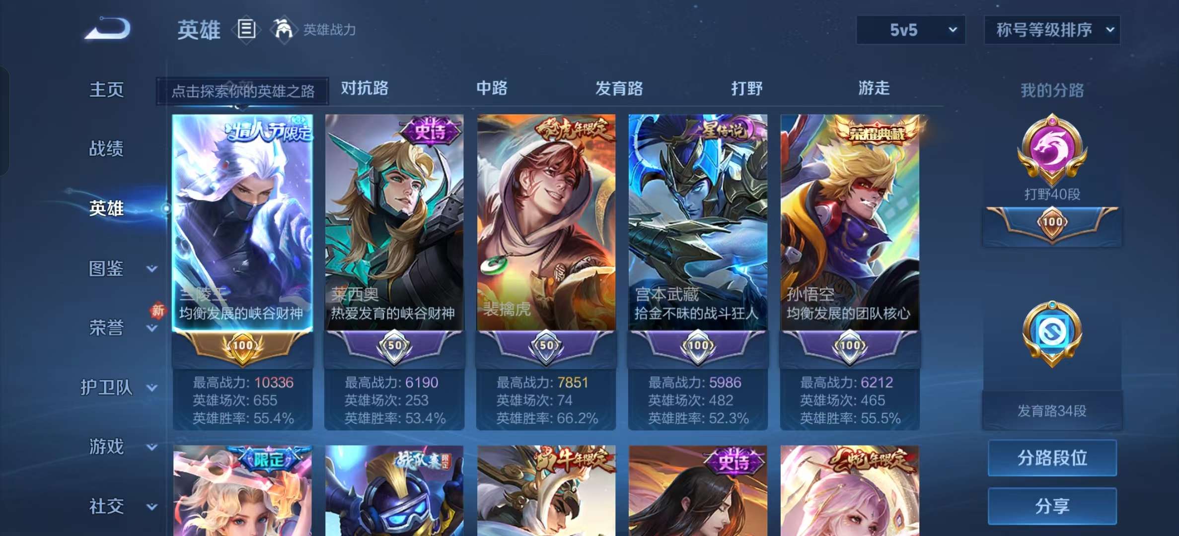 WZLX4348240王者荣耀账号详情图3