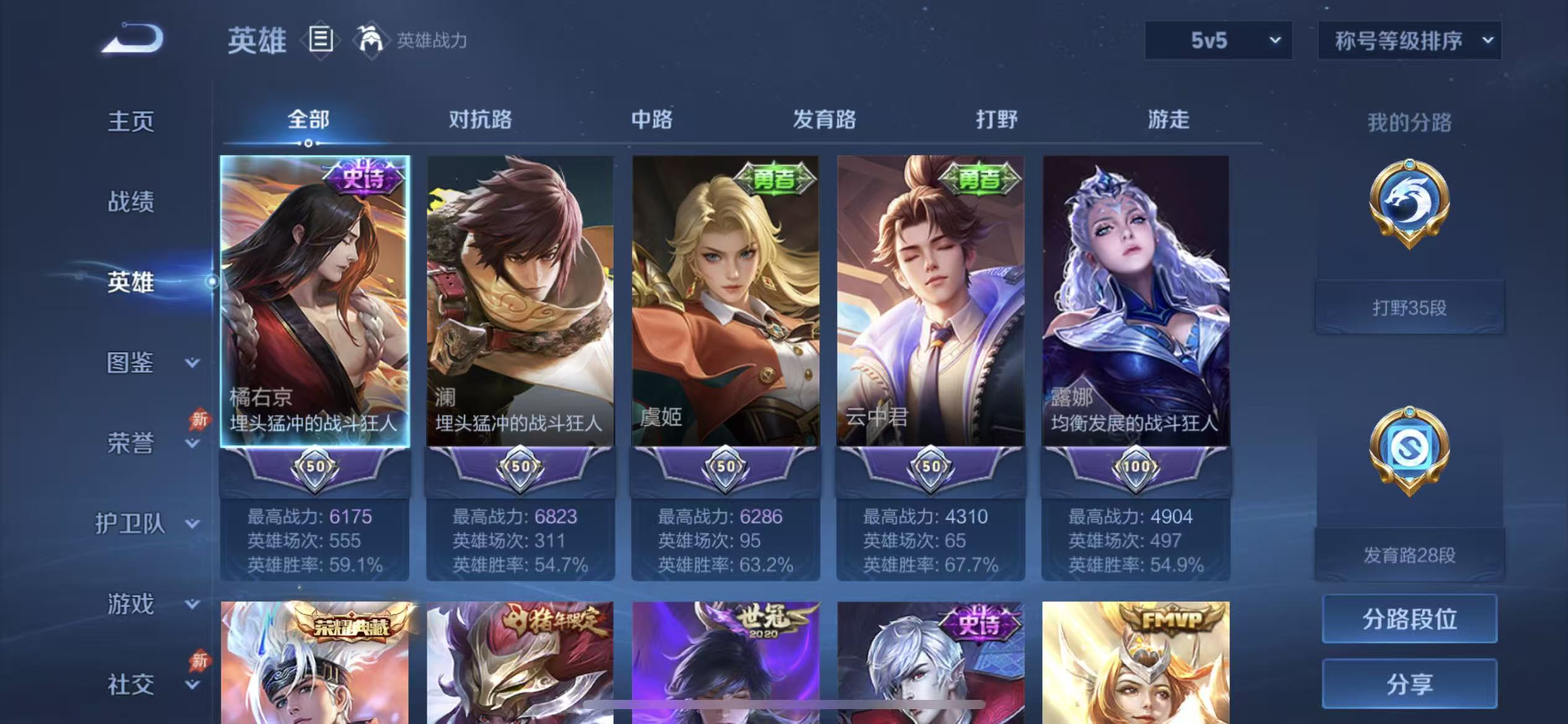 WZLX4354472王者荣耀账号详情图2